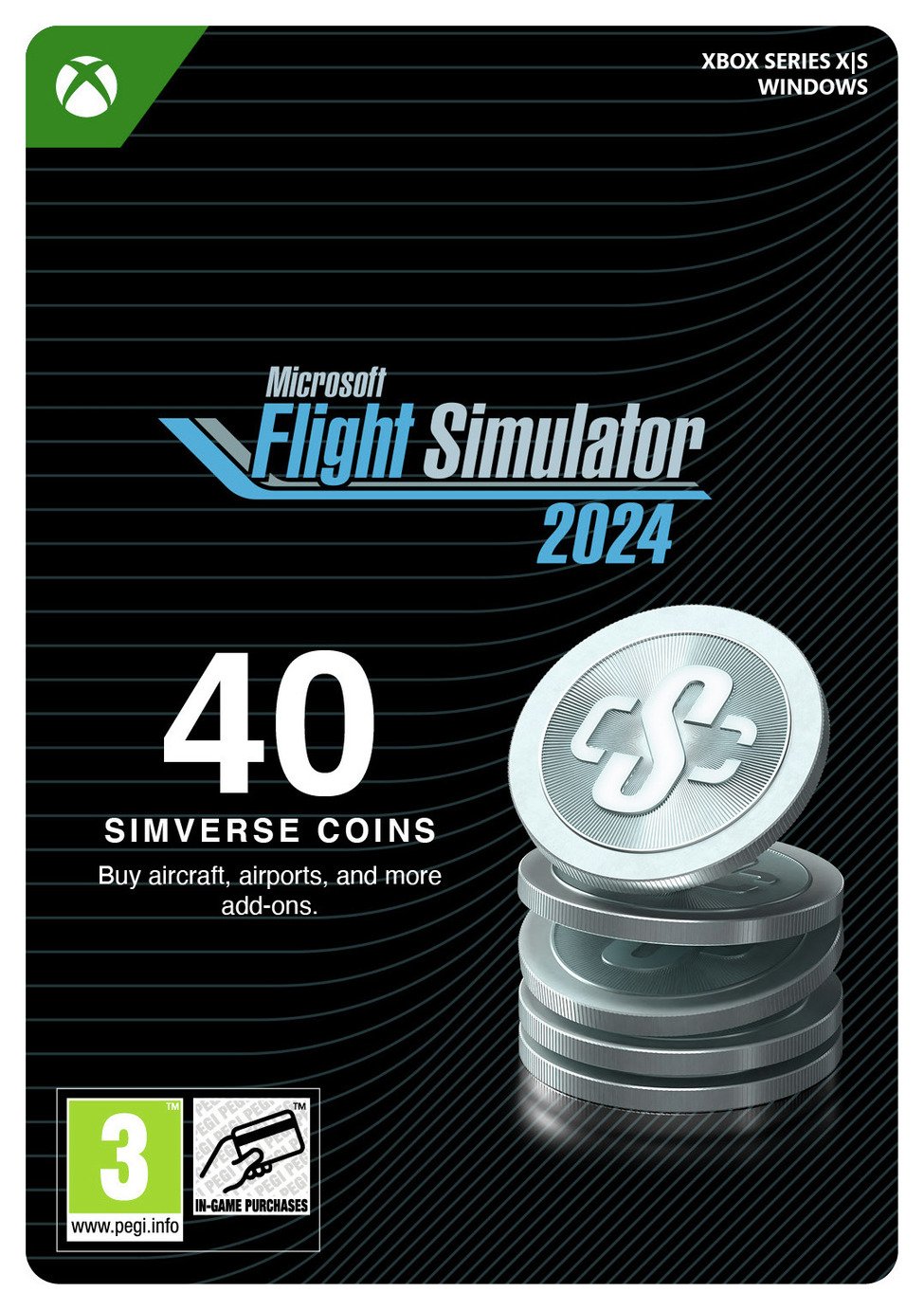 Microsoft Flight Simulator 2024 40 Coins - Xbox