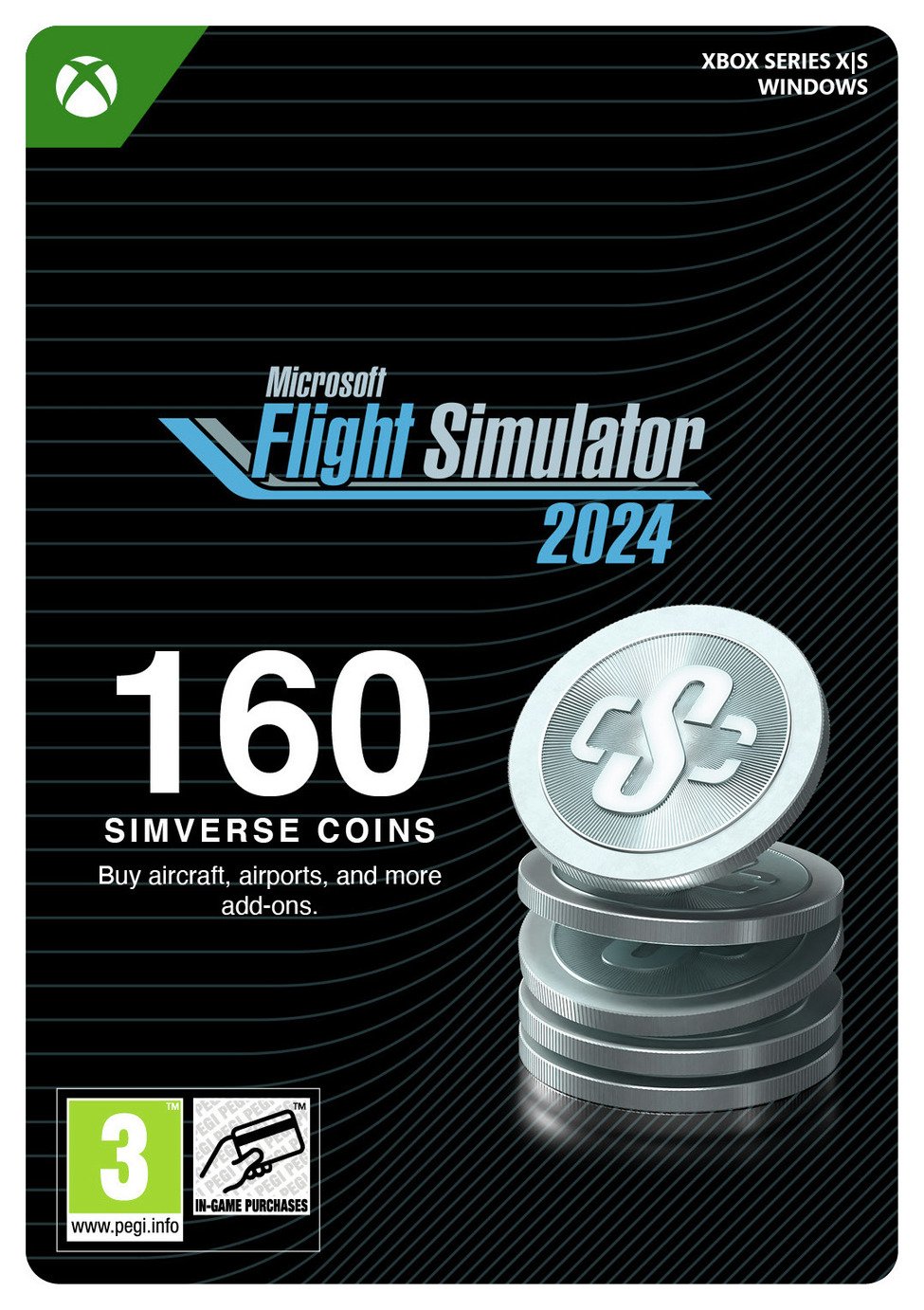 Microsoft Flight Simulator 2024 160 Coins - Xbox