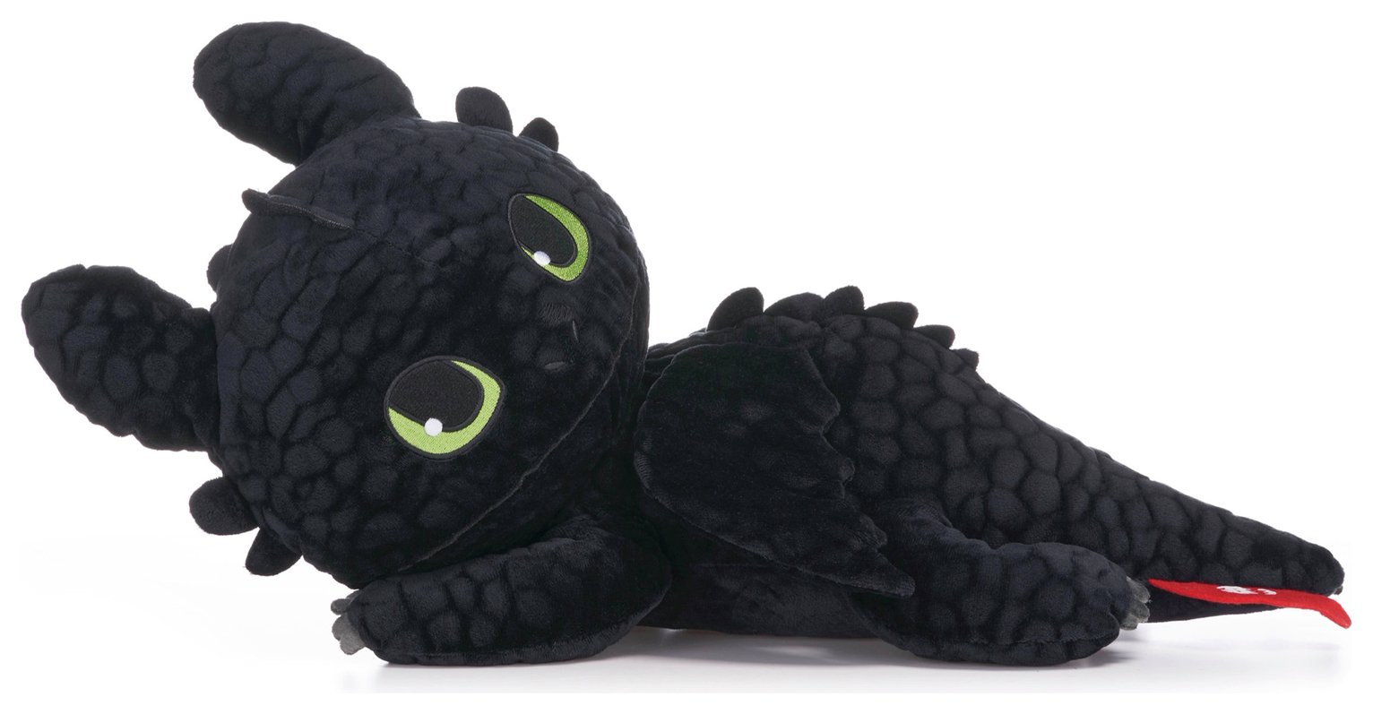 How To Train Your Dragon Lying Toothless 17in Soft Toy 