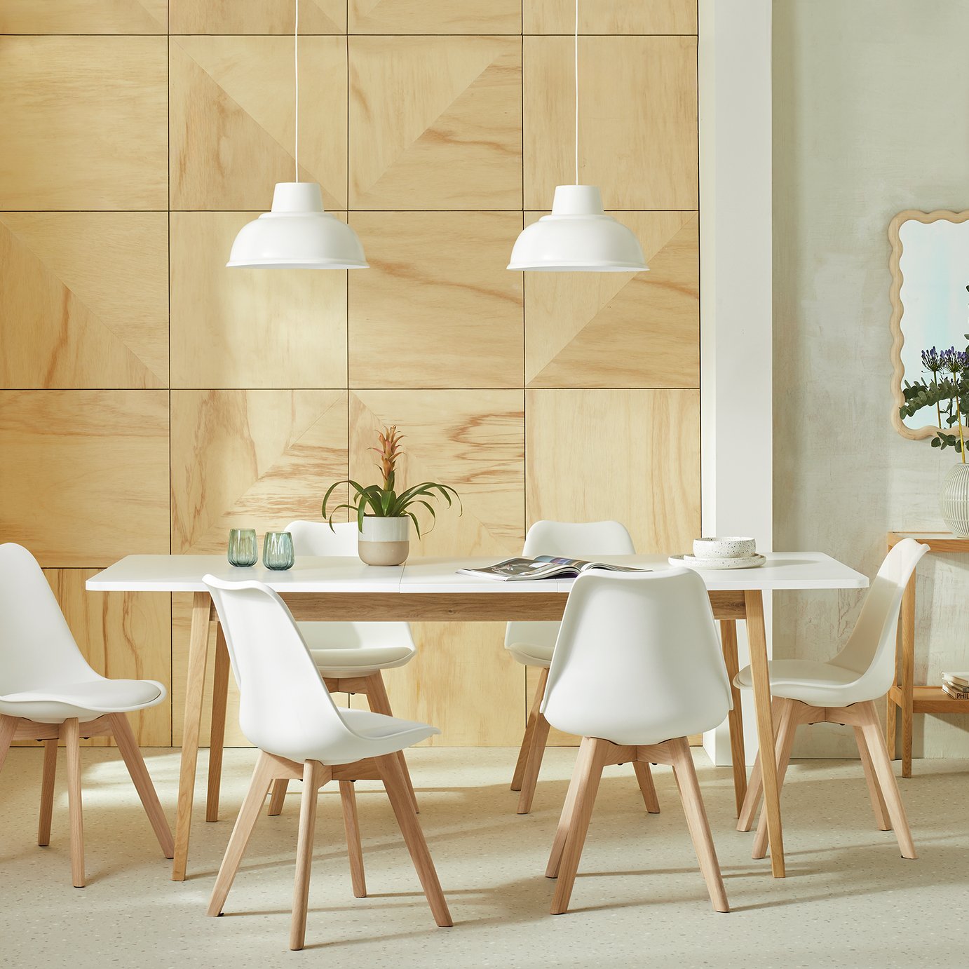 Habitat Sylas Extending Dining Table & 6 Chairs