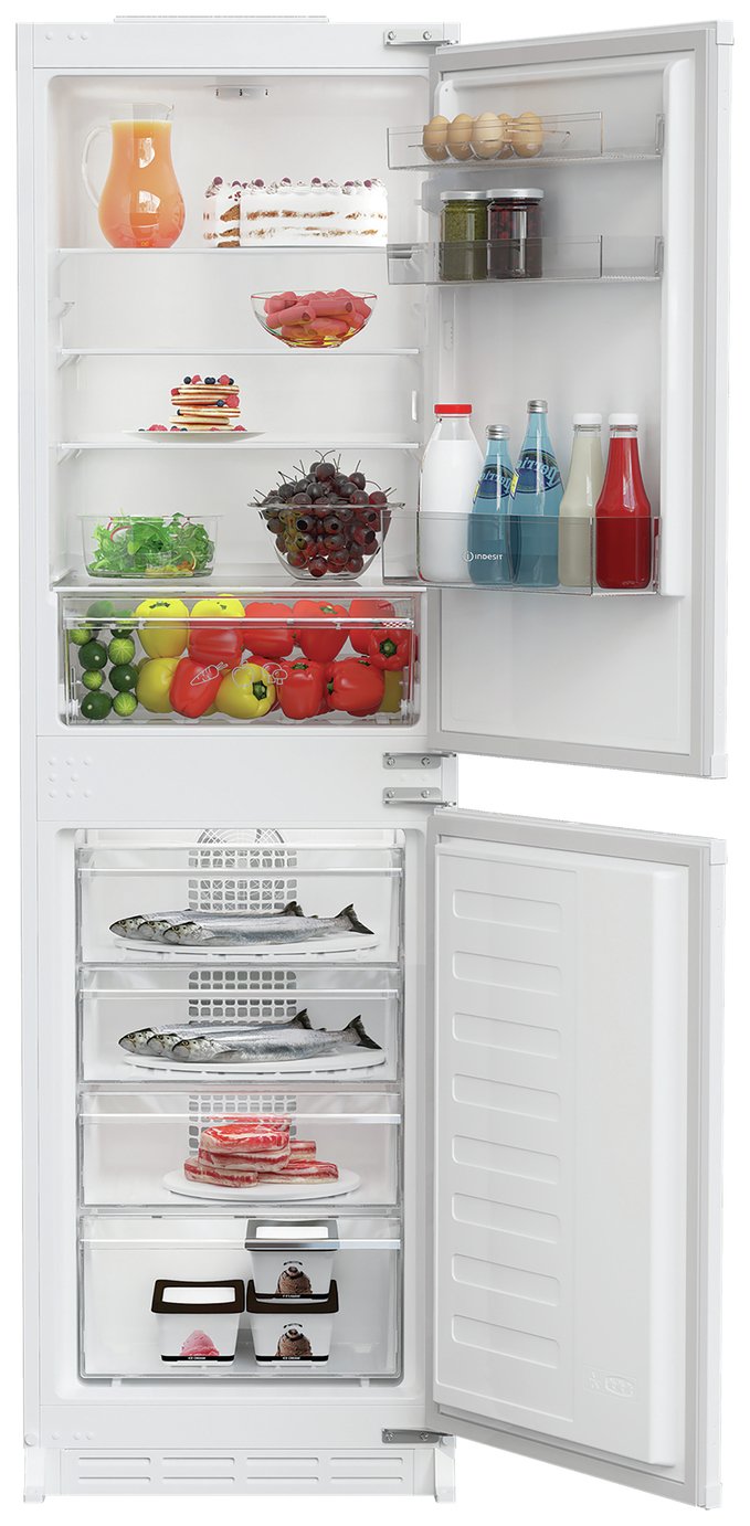 Indesit KINH1261B4UK Integrated Fridge Freezer - White