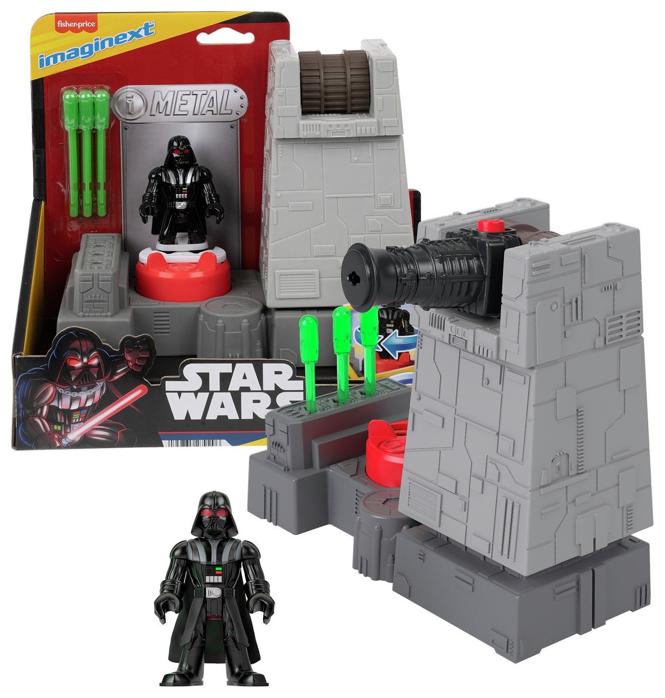 Imaginext Star Wars Cannon & Darth Vader Diecast Toy