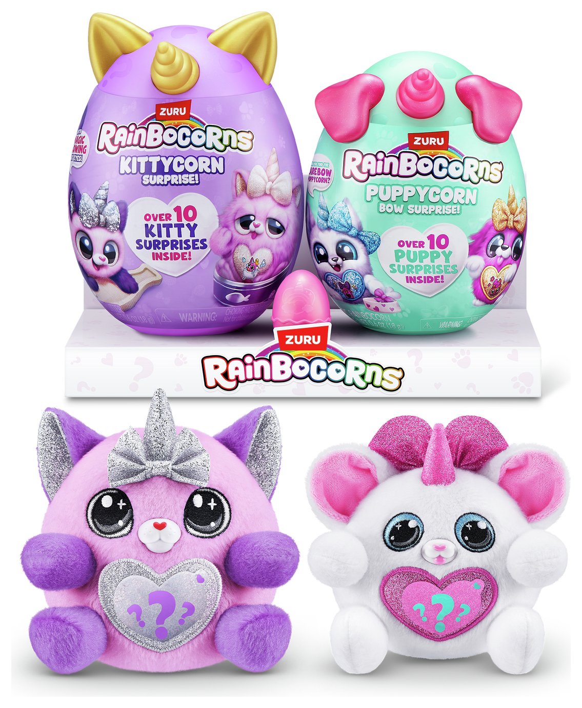 Zuru Rainbocorns Puppycorn Kittycorn Surprise Plush