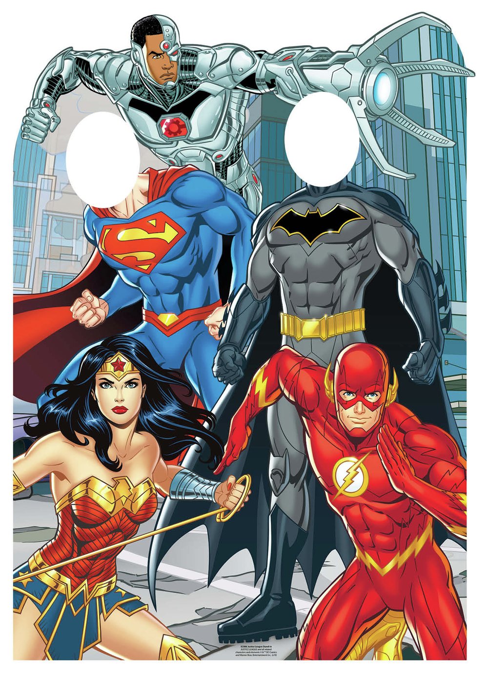 Star Cutouts Justice League Standing Cardboard Cutout 