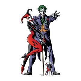 Star Cutouts DC Harley Quinn And Joker Cardboard Cutout 
