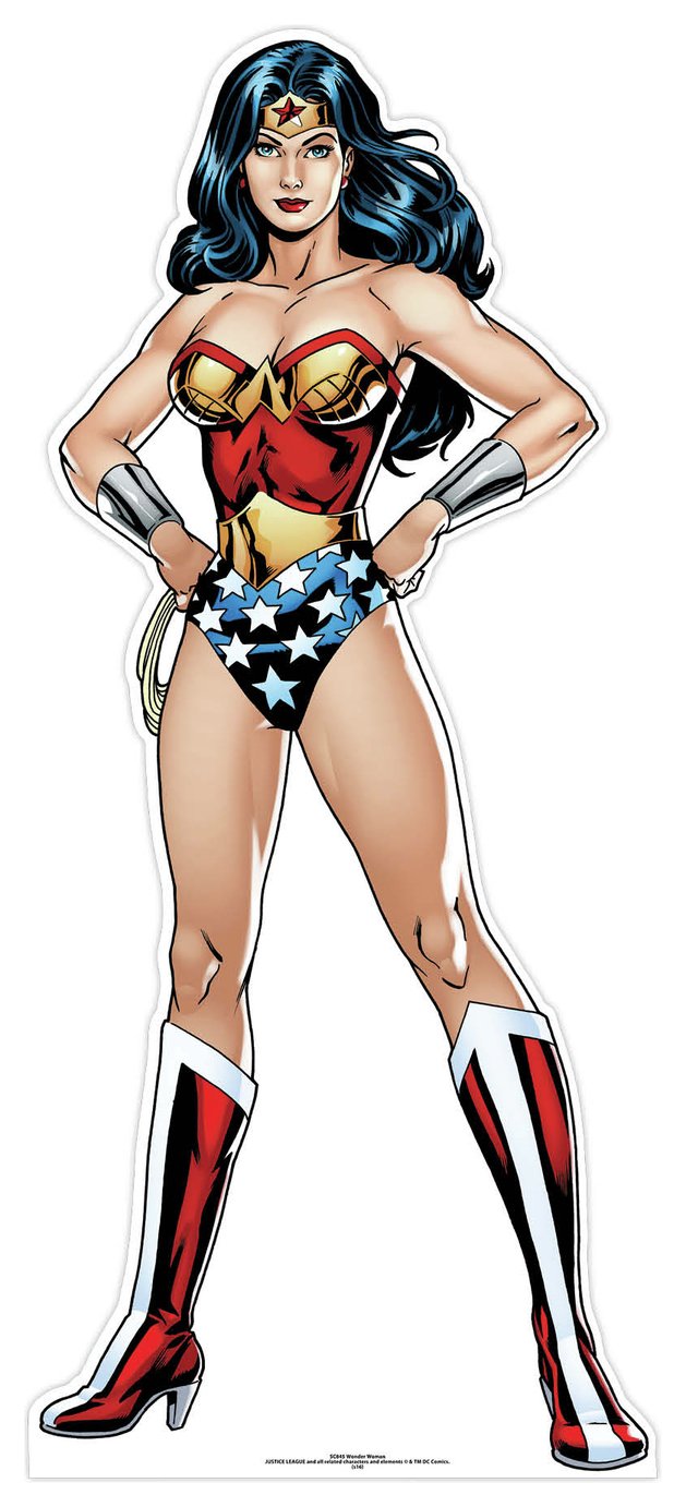 Star Cutouts DC Comics Wonder Woman Cardboard Cutout