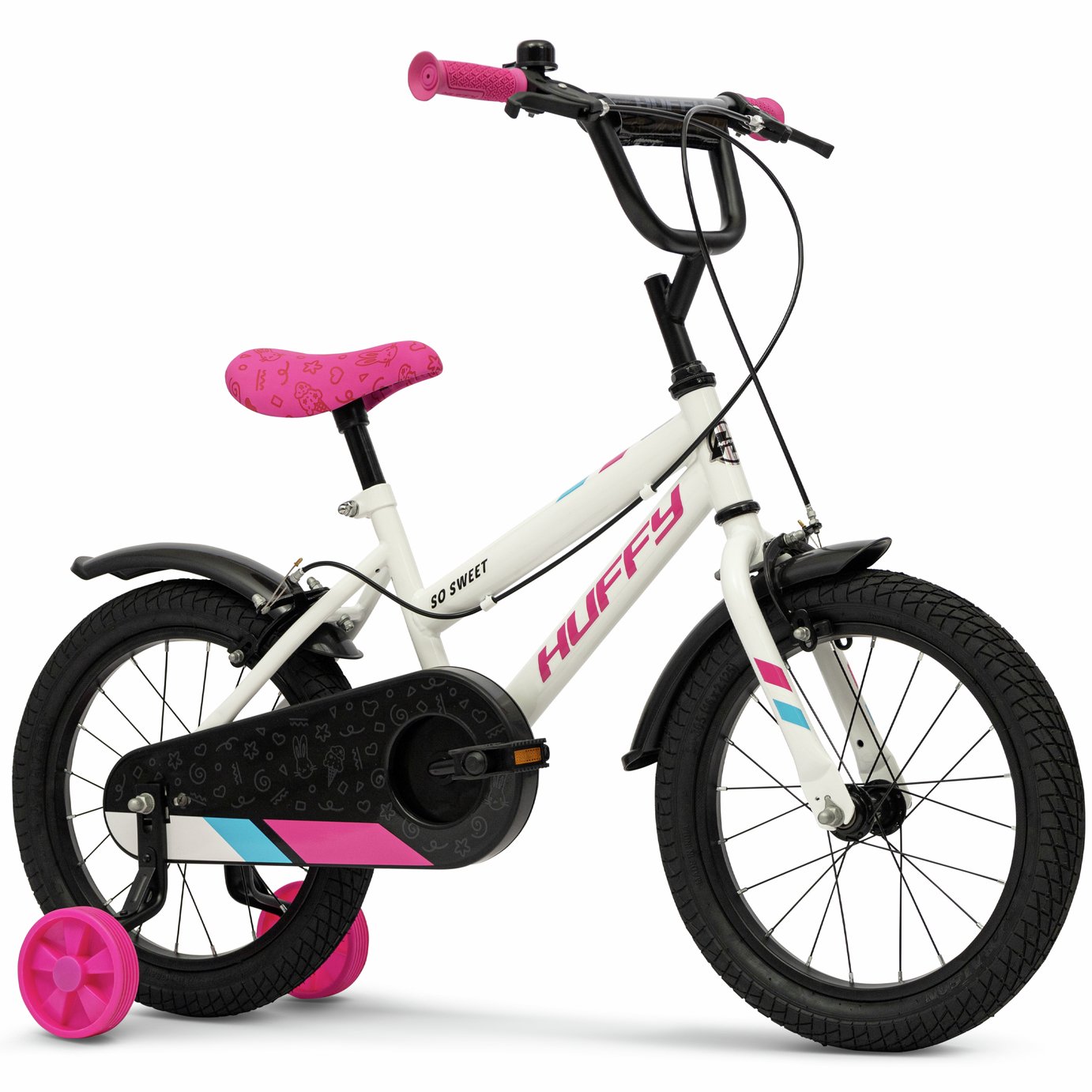 Huffy So Sweet 16 inch Kids Bike - Gloss White