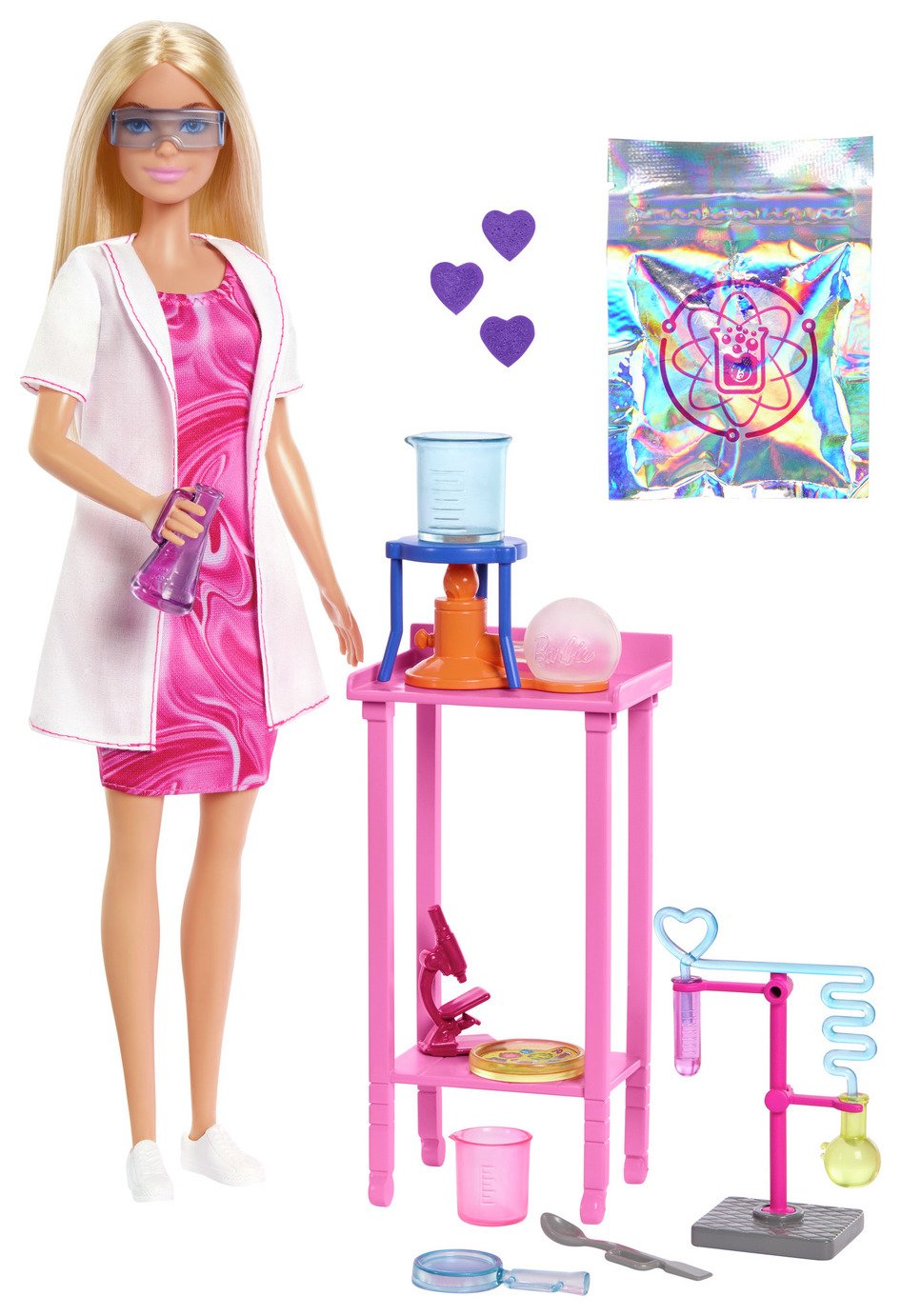 Barbie Scientist Doll Playset with Doll & Accessories -32cm