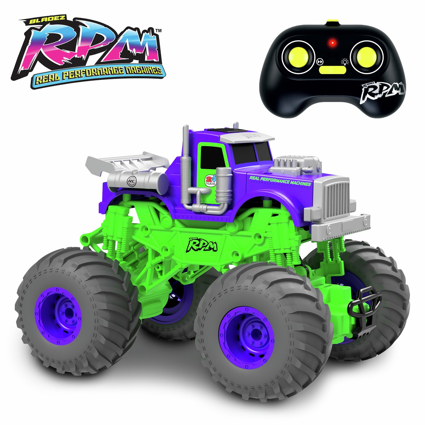 Bladez RPM 1:18 RC Stunt Rig Monster Truck