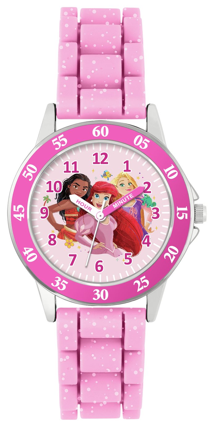Disney Kids Pink Time Teacher Watch