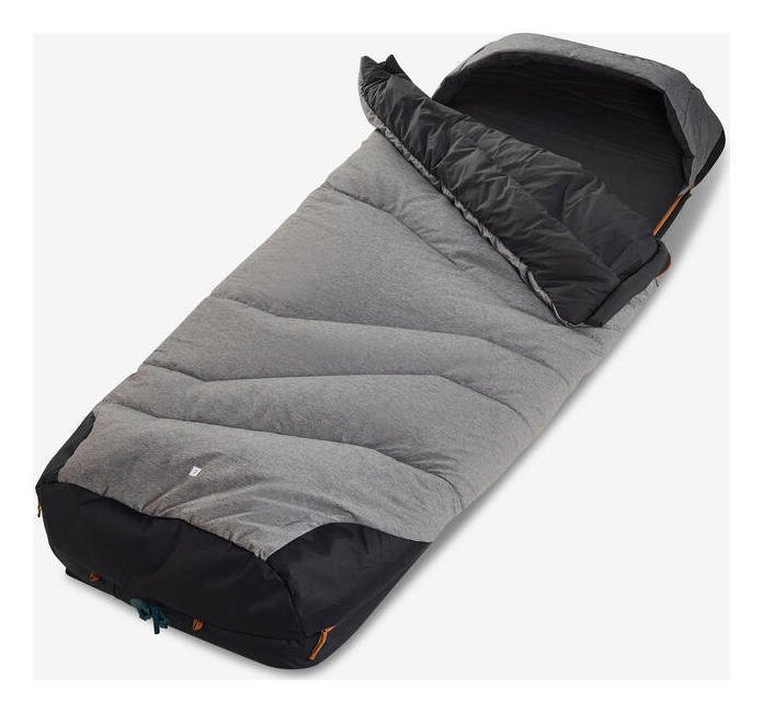 Decathlon 2-In-1 Cotton Sleeping Bag For Camping - 5°C