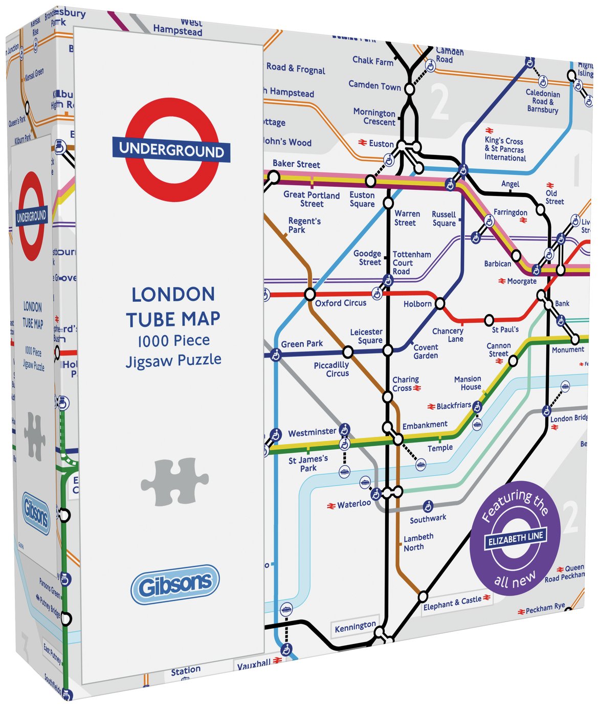 Gibsons Transport for London Tube Map 1000 Piece Puzzle