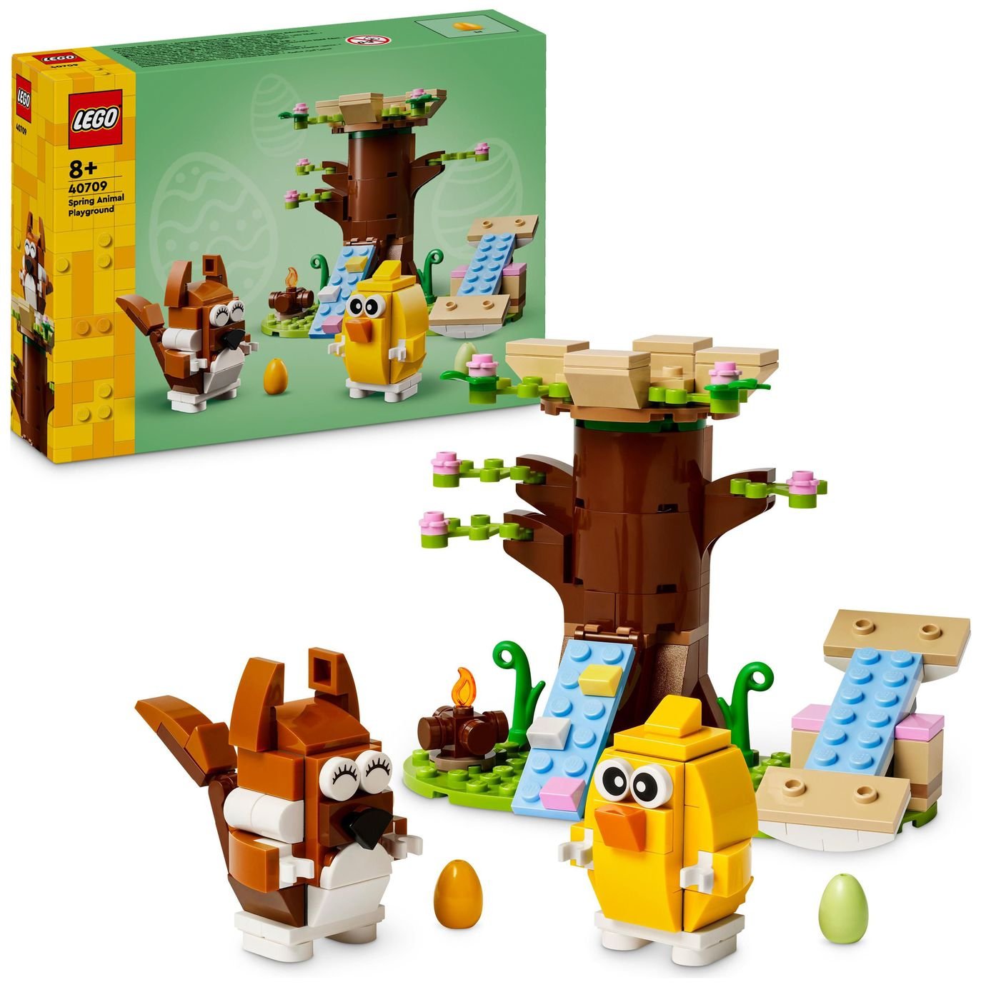 LEGO Spring Animal Playground Set with Toy Tree-House 40709