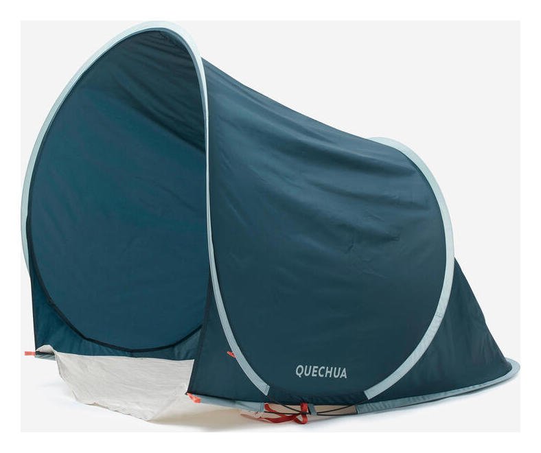 Decathlon Instant Camping Shelter 1 Person Blue - 2 Seconds