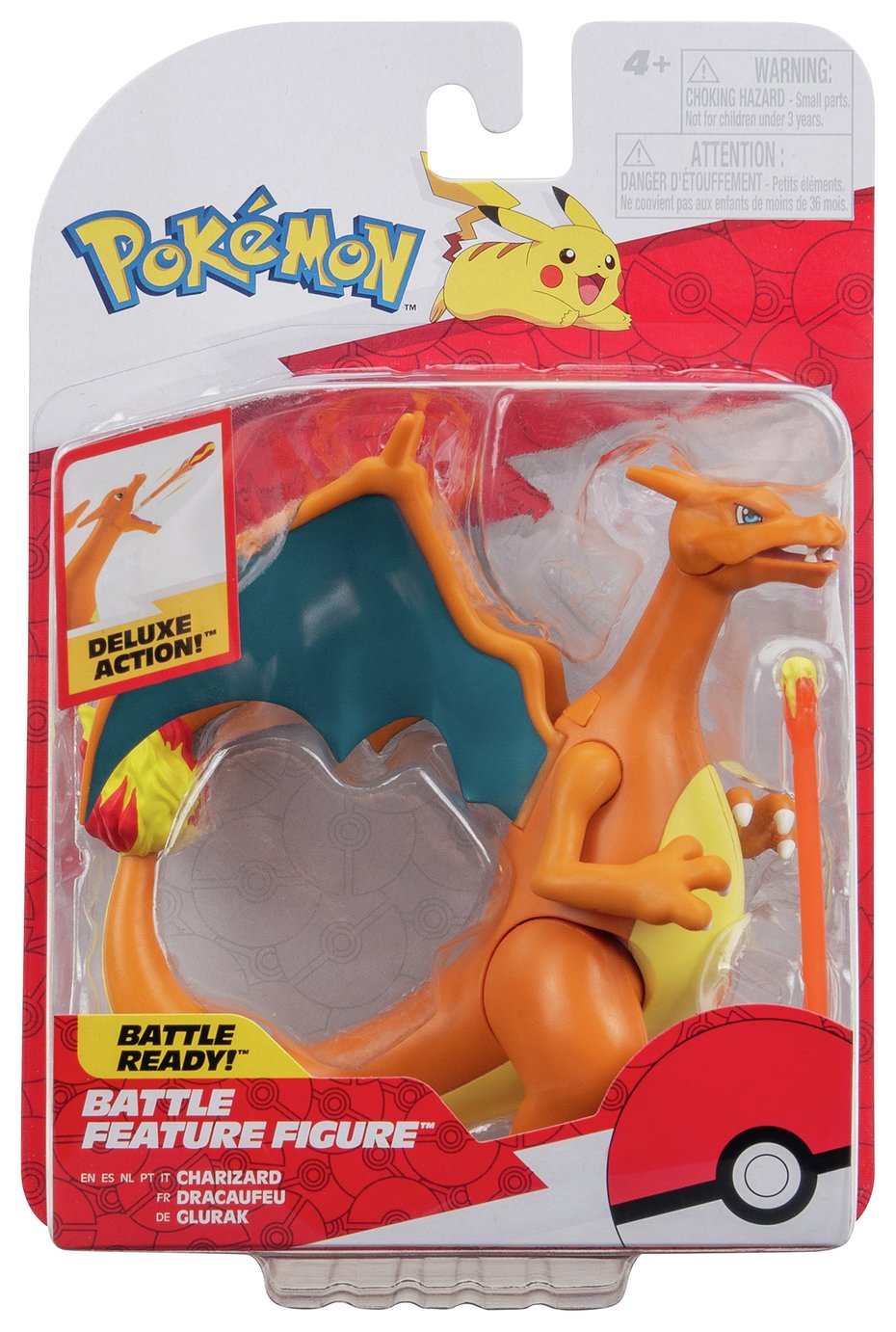 Pokémon Charizard 4.5 Inch Battle Feature Figure