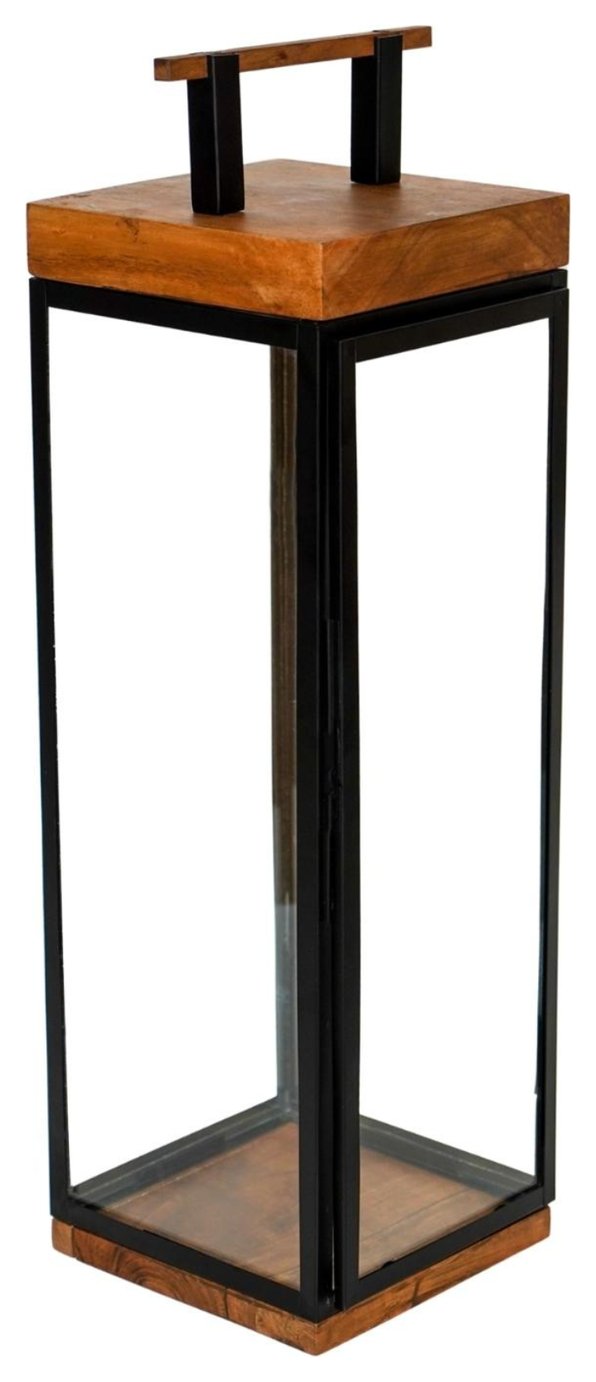 Grace Tall Lantern - Black