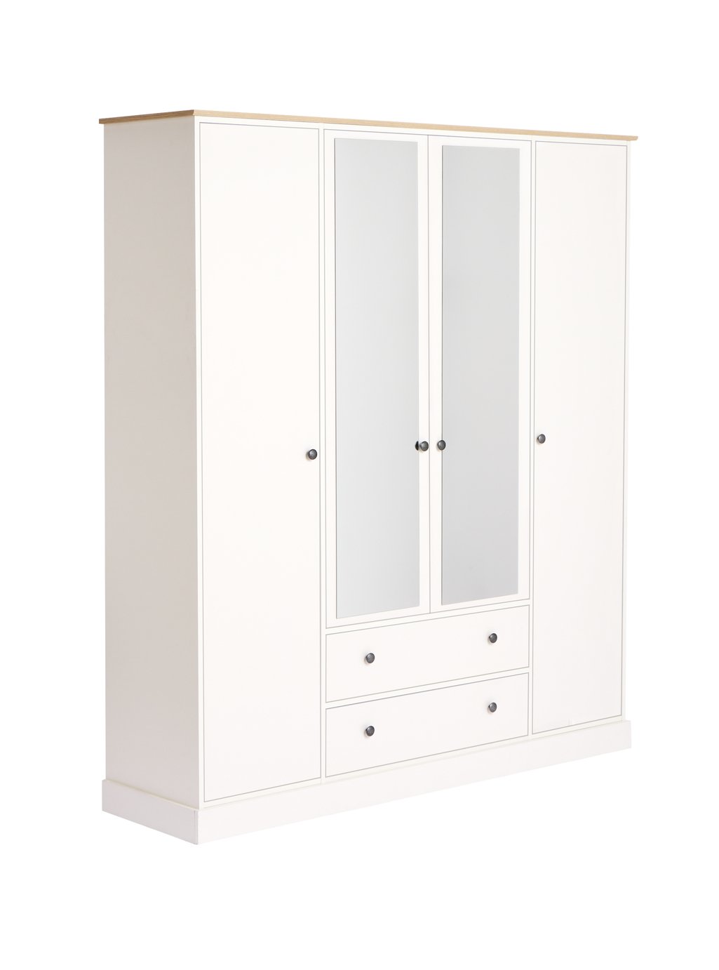 Argos Home Kensington 4 Door 2 Drawer Wardrobe