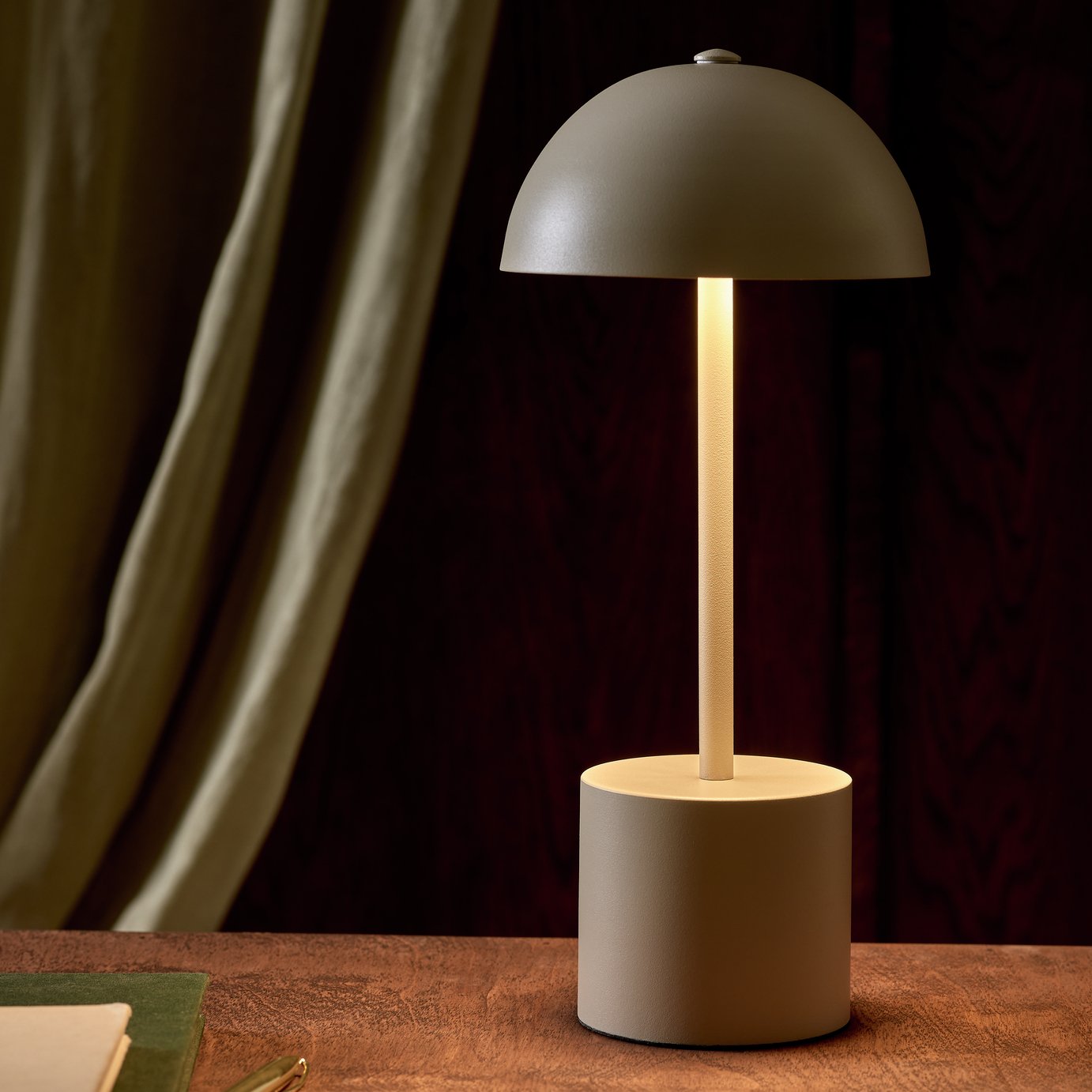 Habitat Rechargeable Mushroom Table Lamp