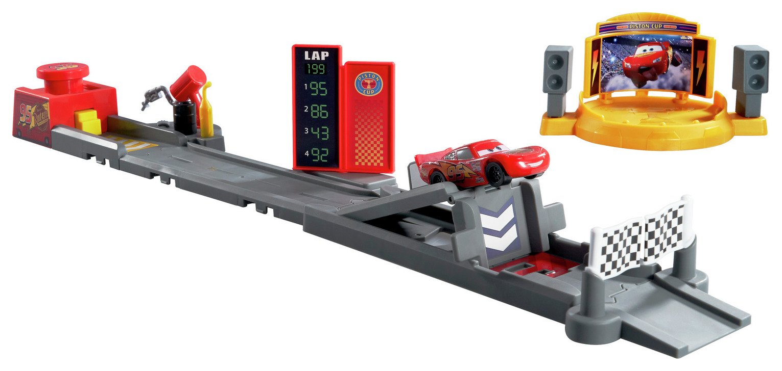 Buy Disney Cars Moving Moments Lightning McQueen Toy Car - Main Image