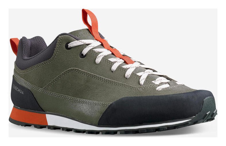 Decathlon Men'S Hiking Shoes 500 Army Green