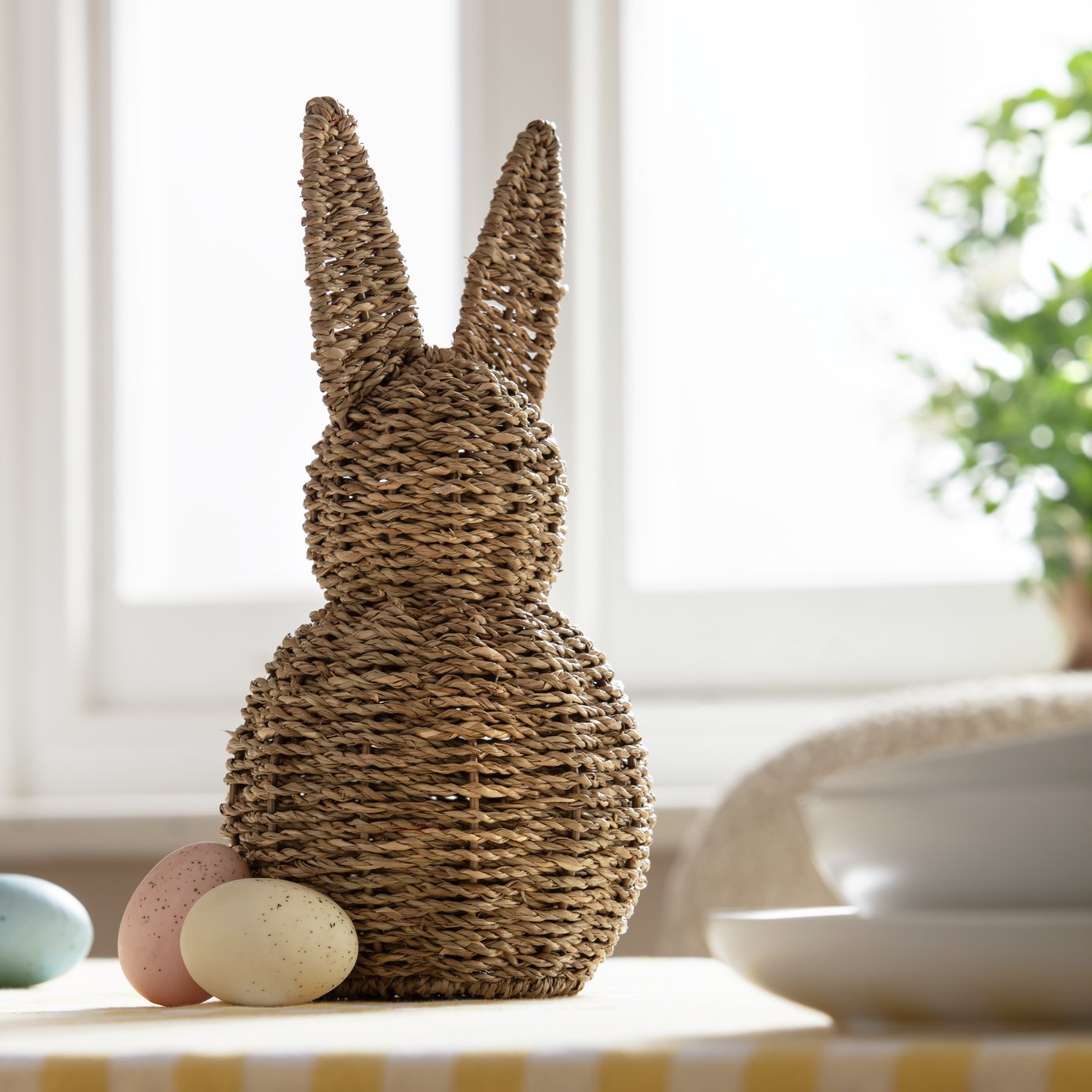  Argos Home Wicker Bunny Decoration