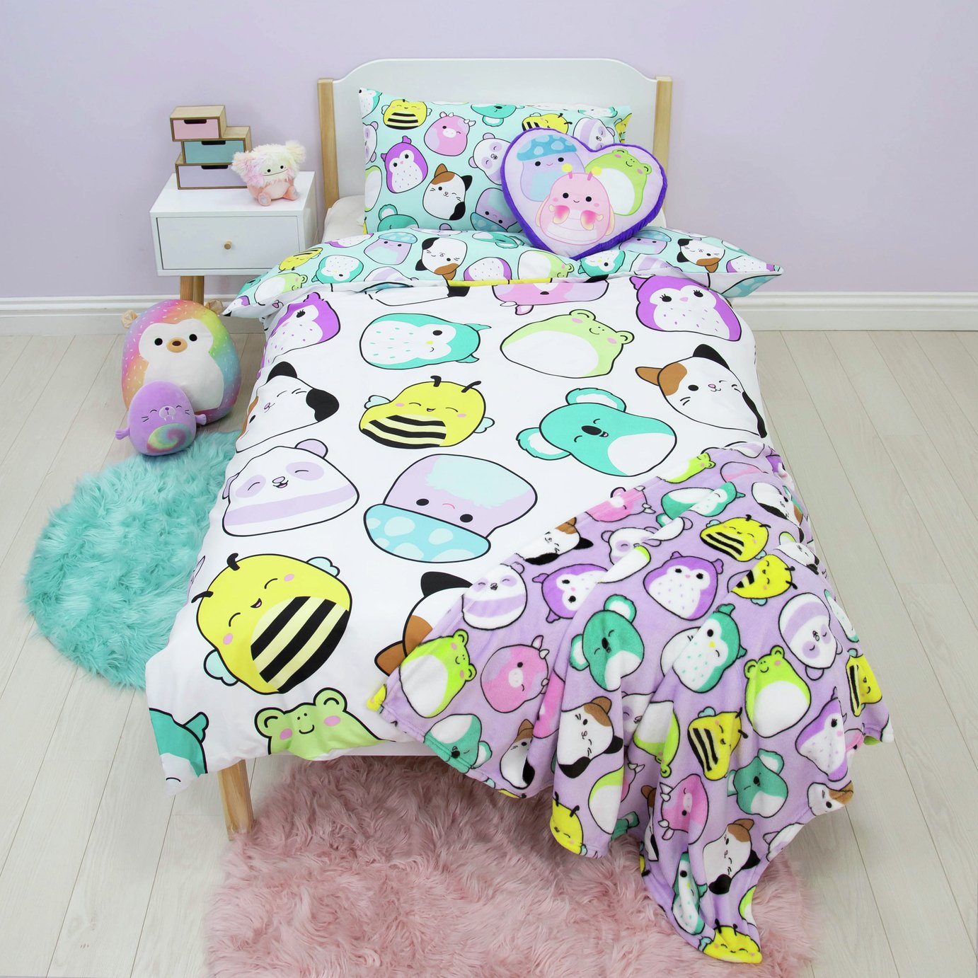 Squishmallows Kids Bedding Set - Single