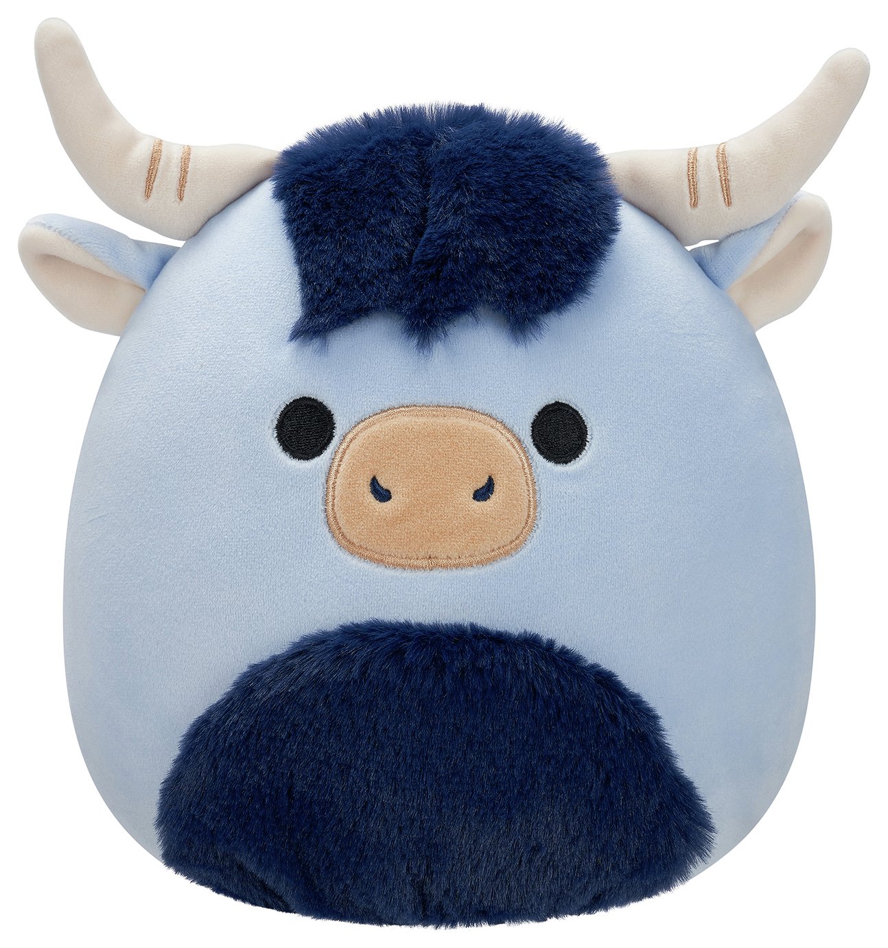 Squishmallows 7.5 inch Blue Highland Cow Toro Plush