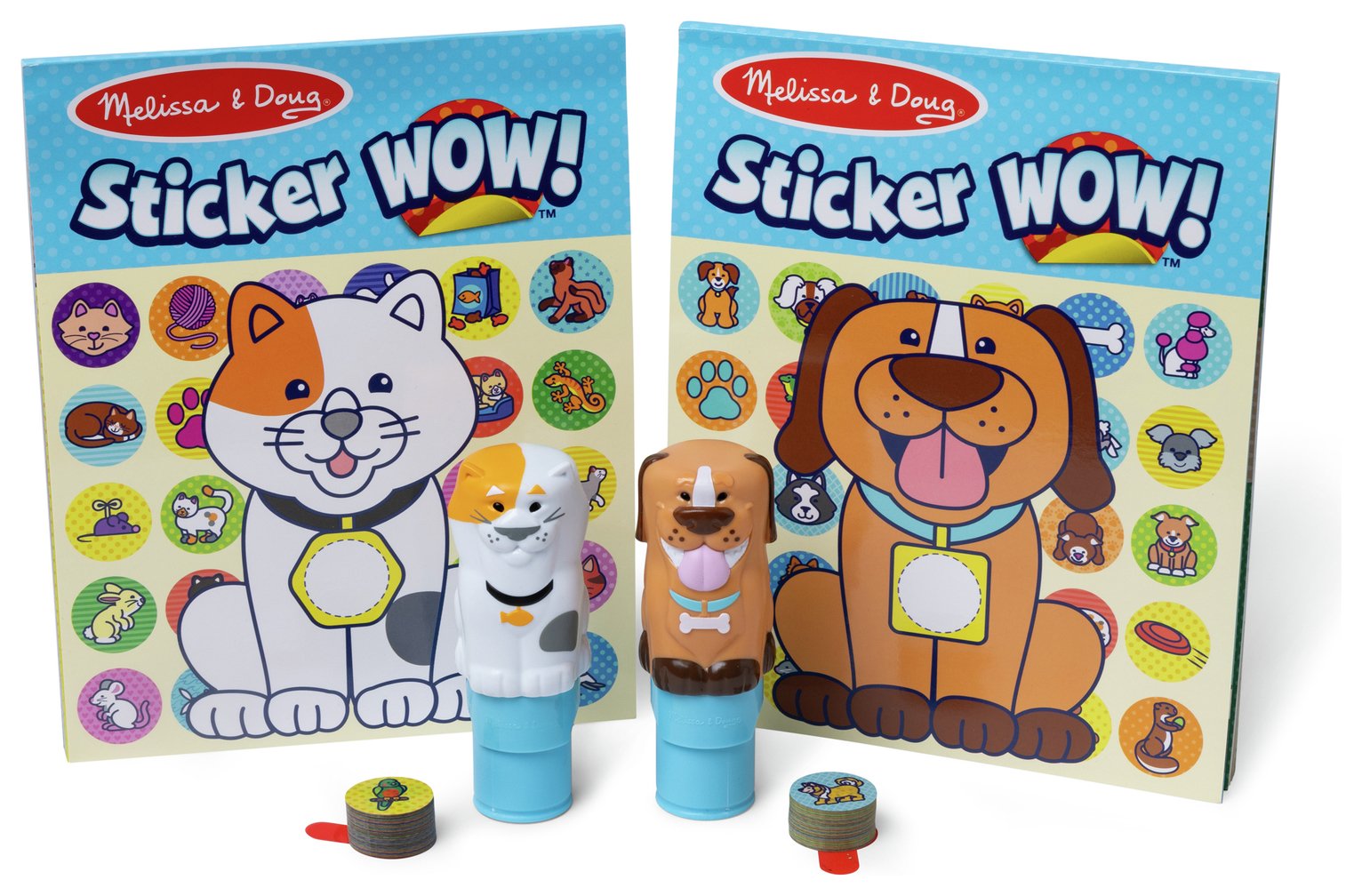 Melissa & Doug Sticker WOW Dog & Cat Bundle
