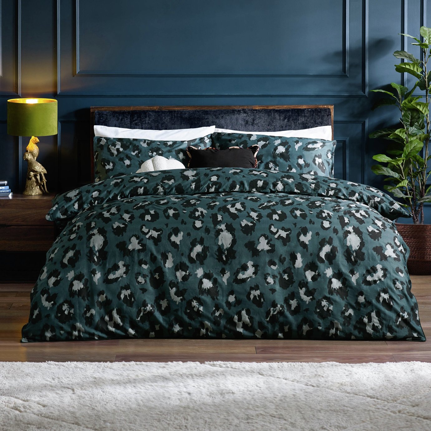 furn True Leopard Print Bedding Set
