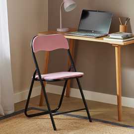 Argos Home Nyla Velvet Folding Dining Chair - Pink