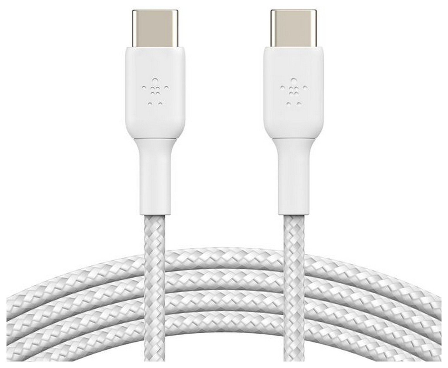 Belkin Braided USB-C to USB-C 2m Cable - White