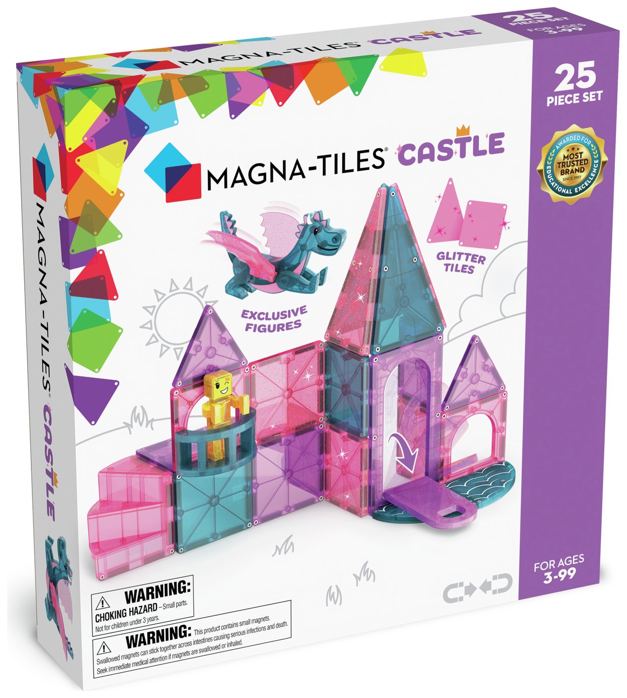 MAGNA-TILES Castle 25 Piece Set