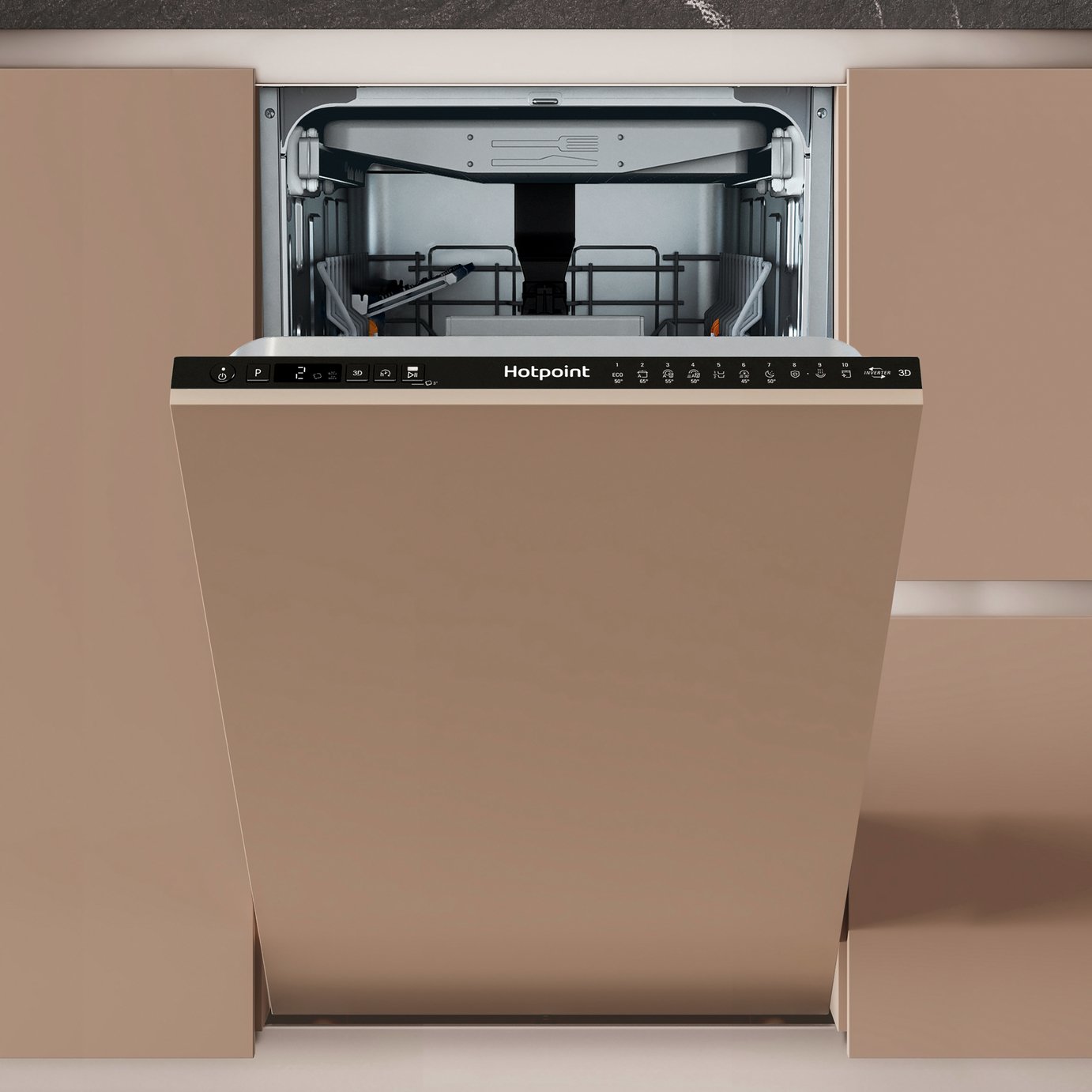 Hotpoint HP6IC11BS7LA0UK Slimline Integrated Dishwasher