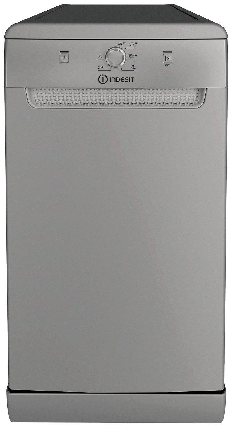 Indesit IN2FE10CS90SUK Slimline Dishwasher - Silver