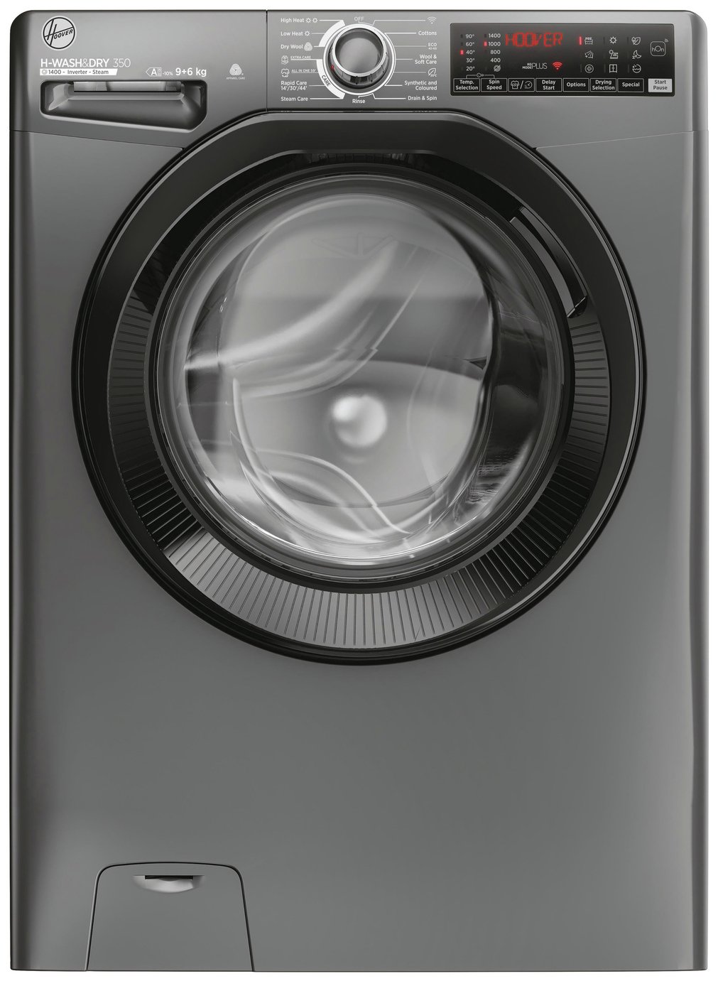 Hoover H3DPS4966TAMBR80 9/6 KG 1400 Washer Dryer - Graphite