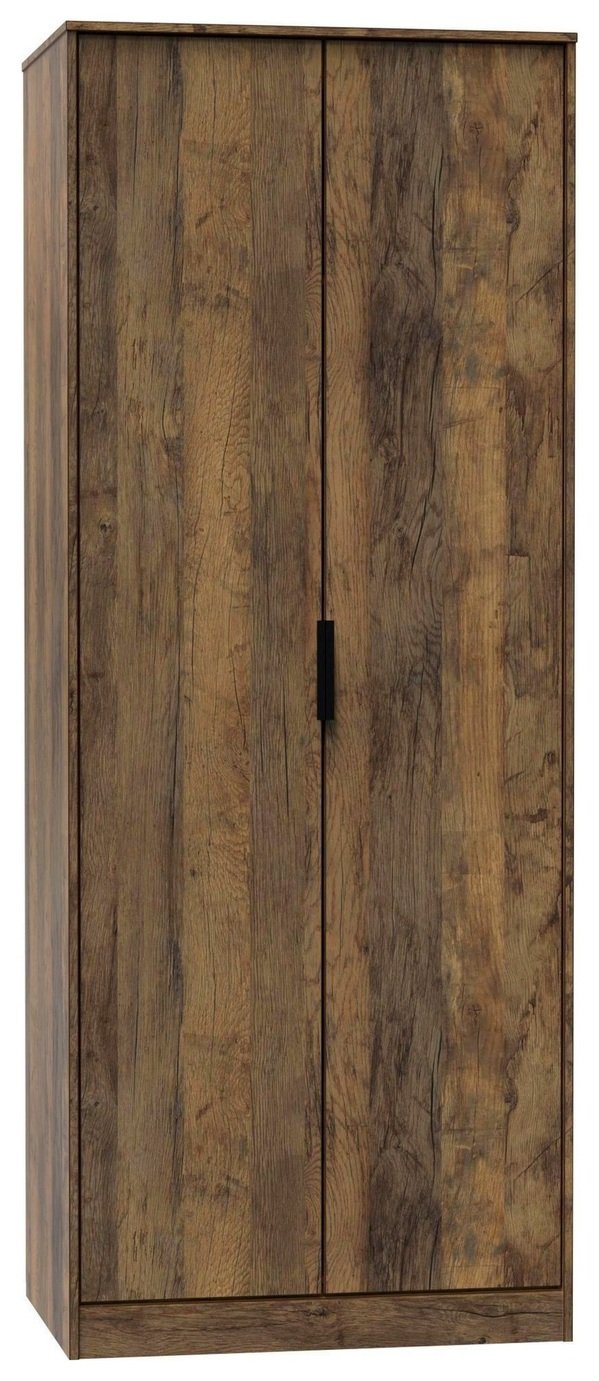 Livara Messina 2 Door Wardrobe - Oak