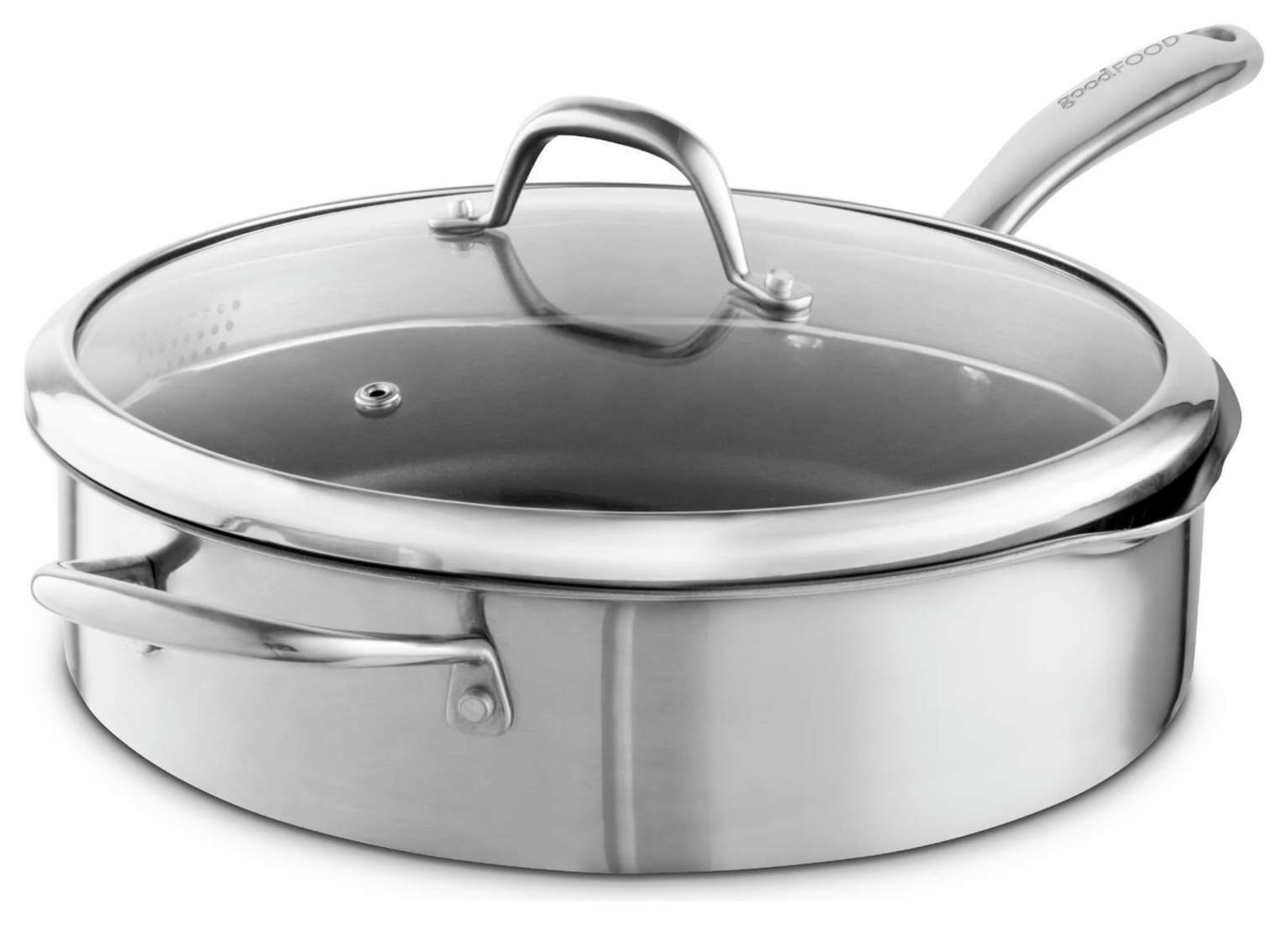 good FOOD Tri Ply 28cm Multi Pan