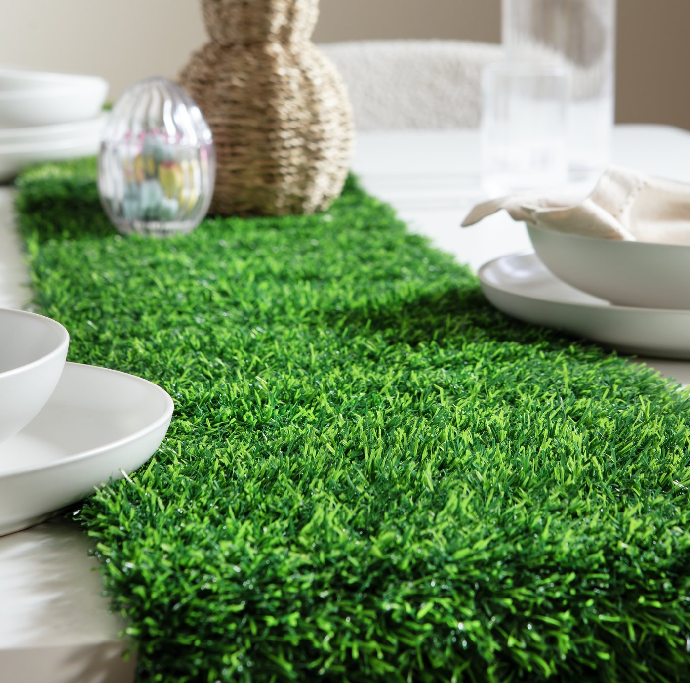 Argos Home Faux Grass Runner Easter Decoration