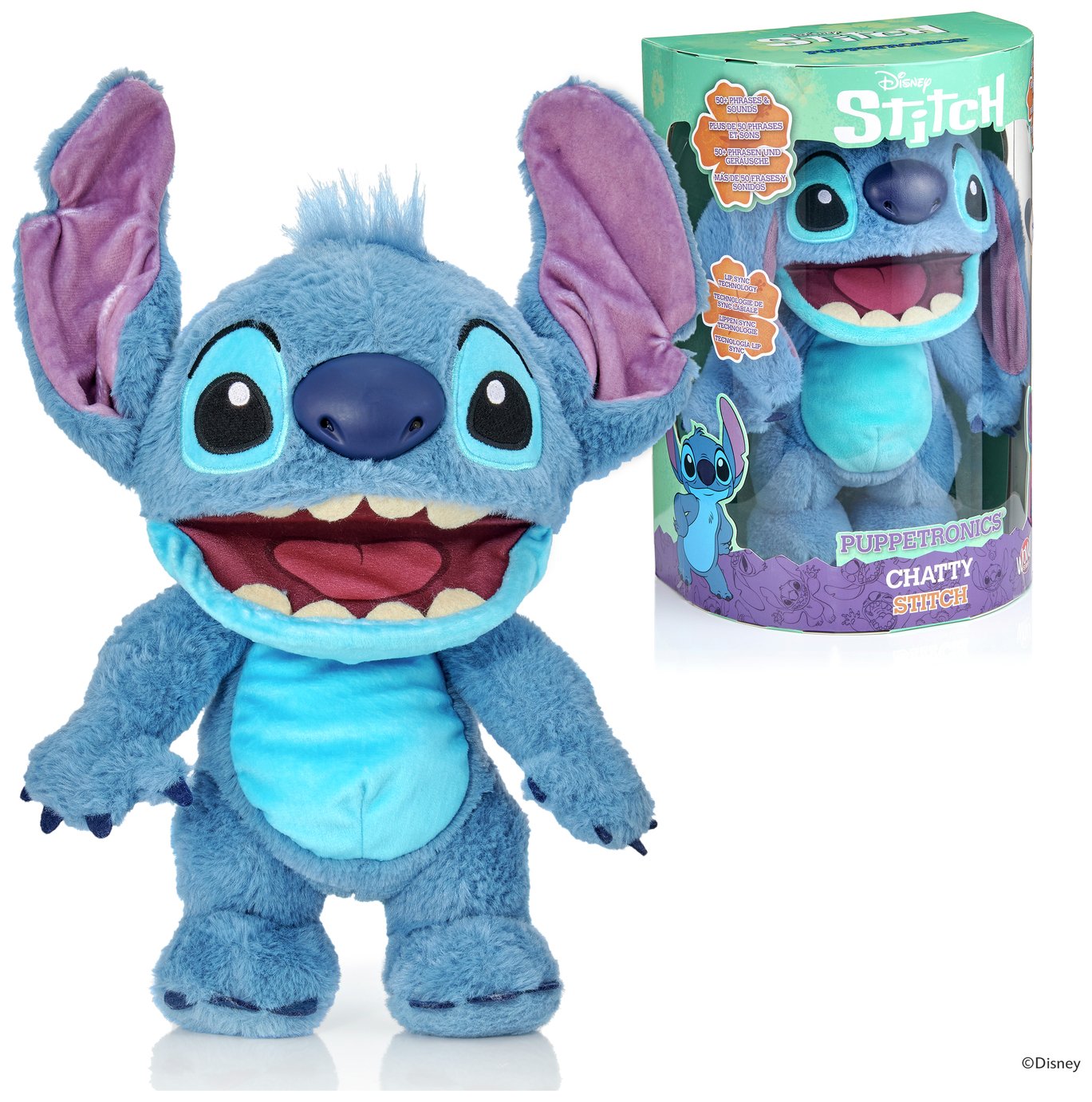 Disney Chatty Stitch Deluxe Puppetronic