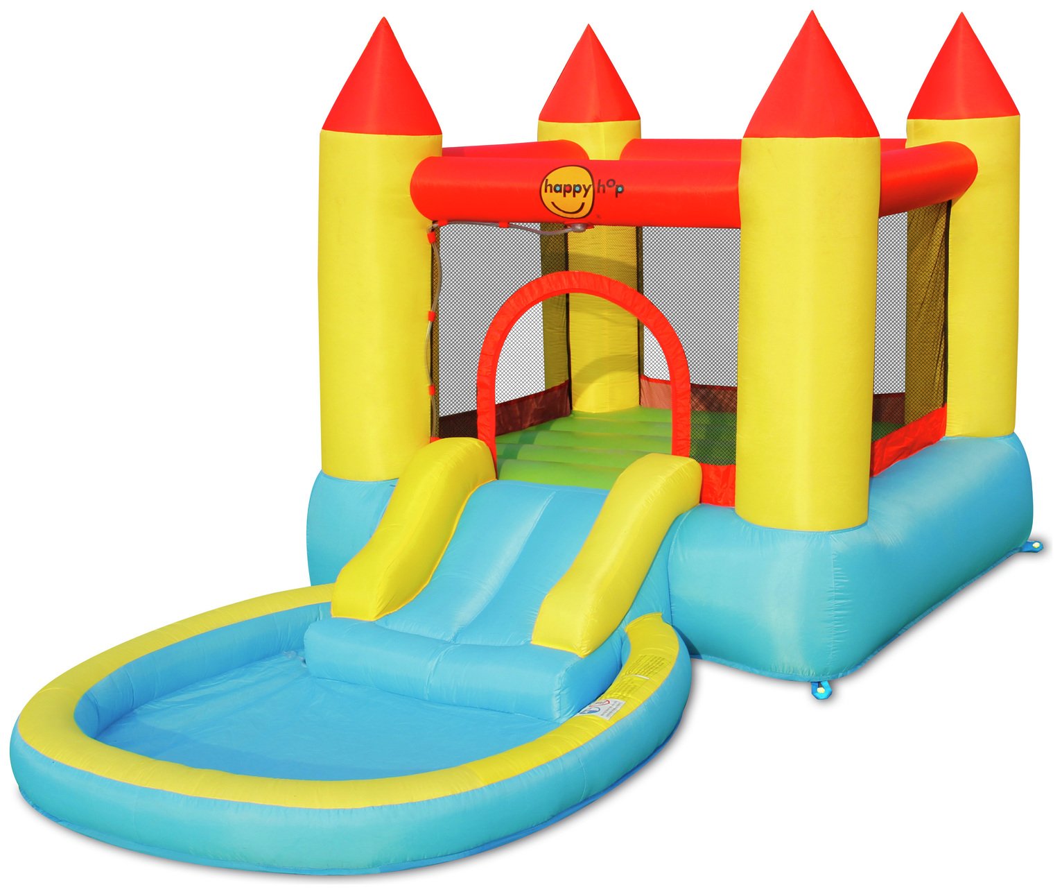Happy Hop Bouncy Castle with Pool and Slide