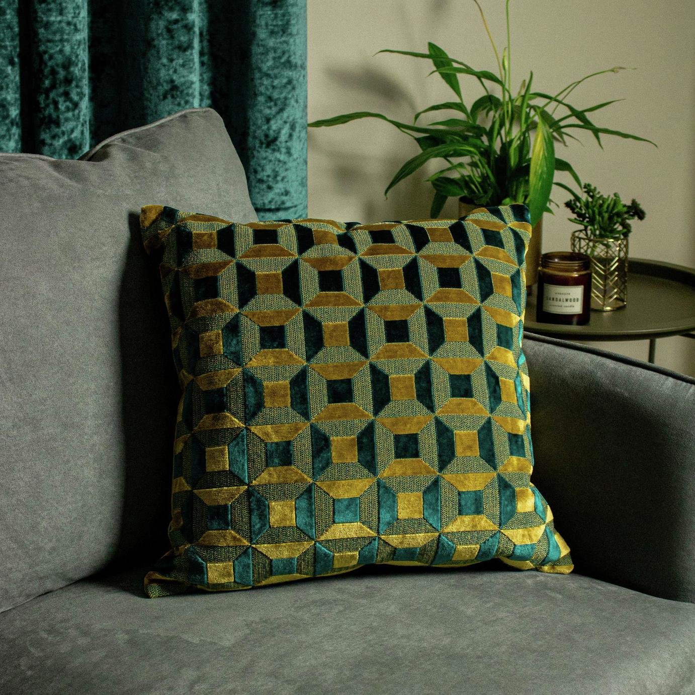 Paoletti Empire Geometric Cushion - 45x45cm
