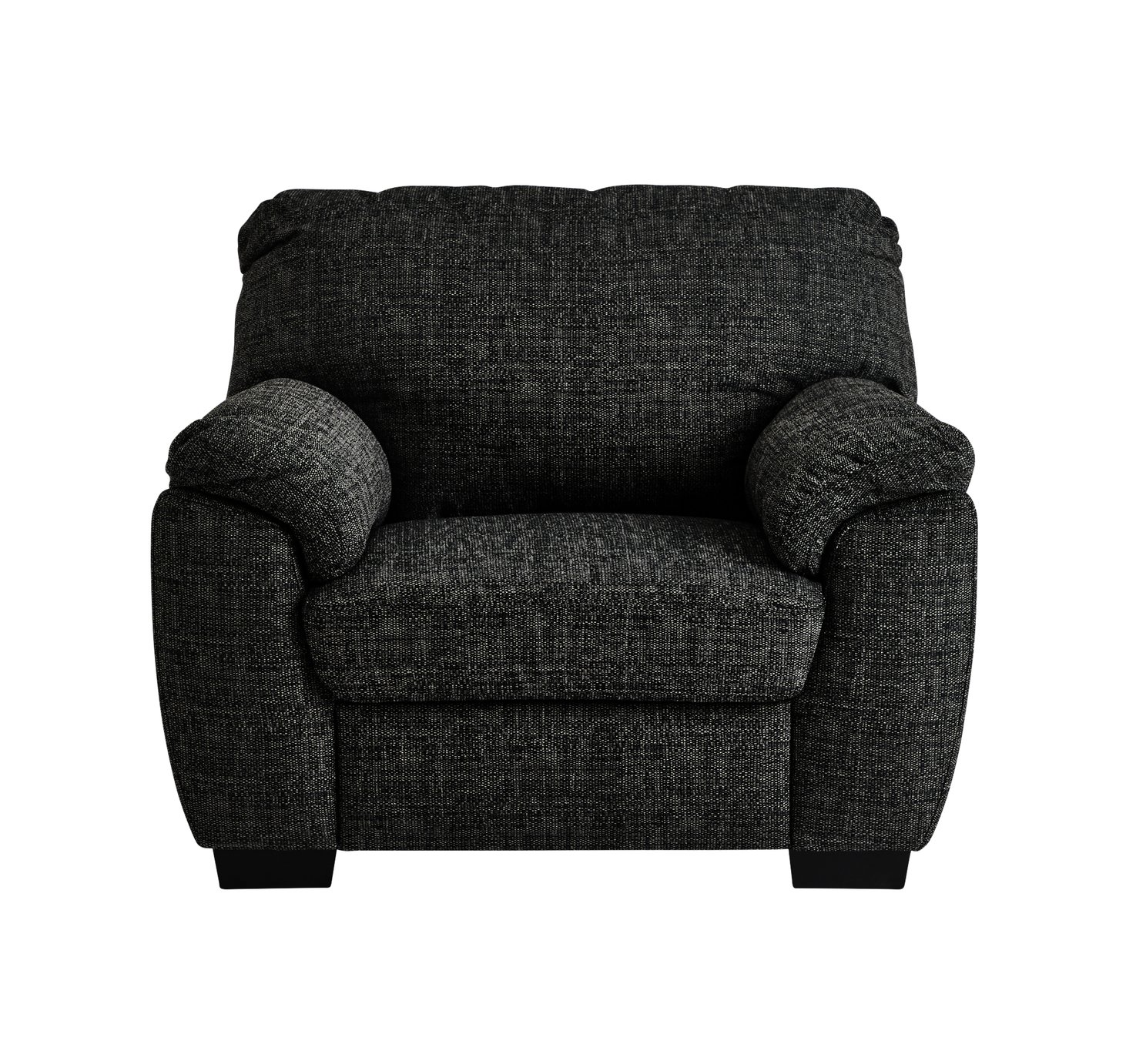 Argos Home Milano Fabric Armchair - Charcoal