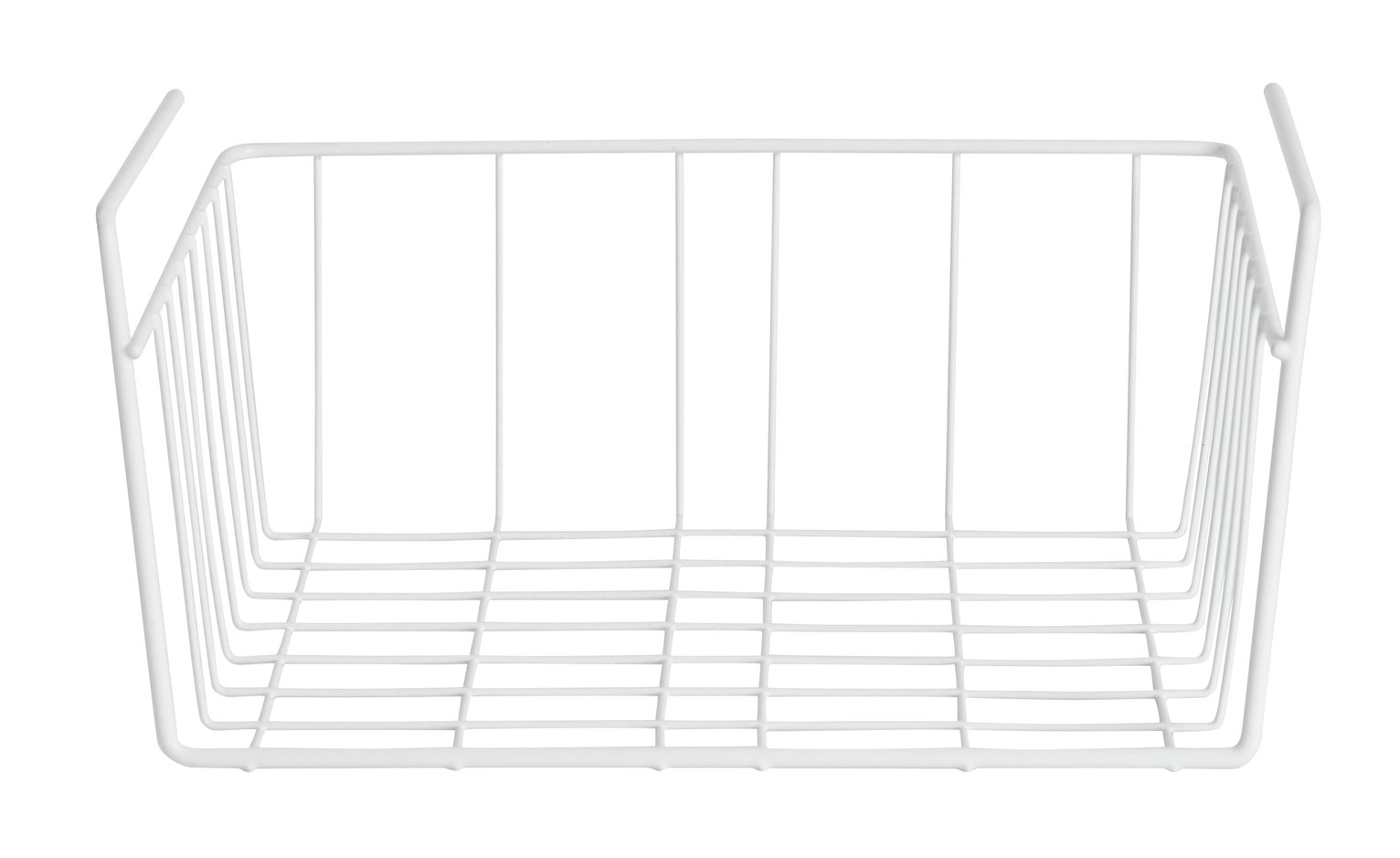 Argos Home 30cm Under Shelf Basket - White