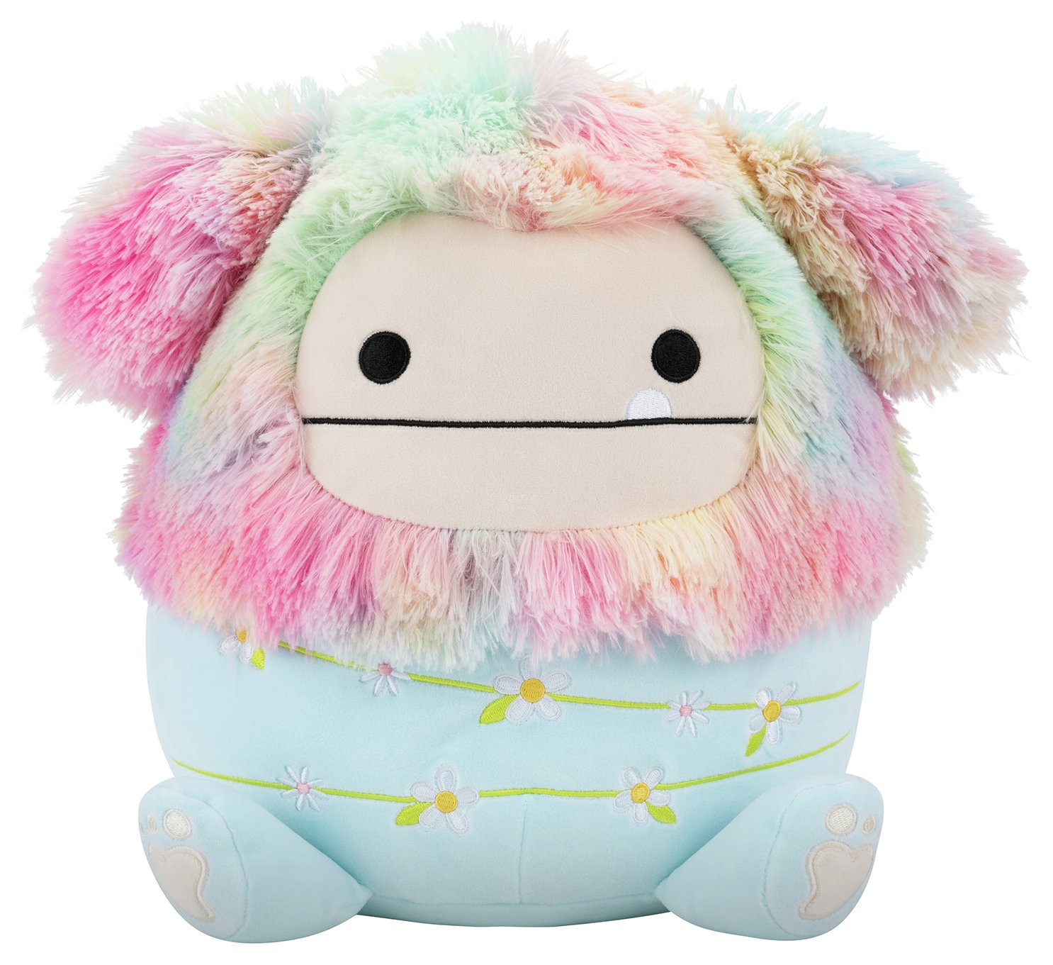Squishmallows 12 inch Zozo Rainbow Bigfoot Plush
