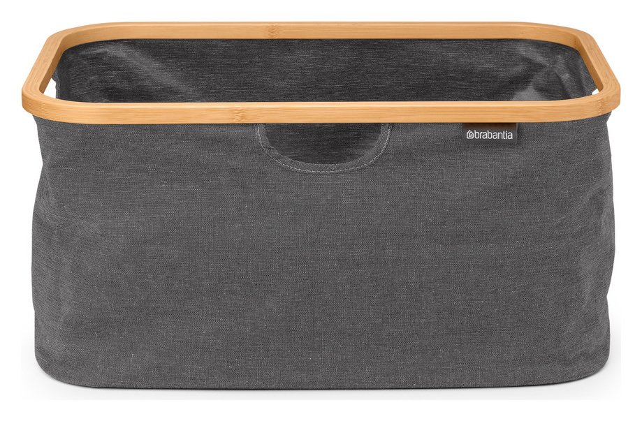 Brabantia 40 Litre Foldable Laundry Basket - Pepper Black