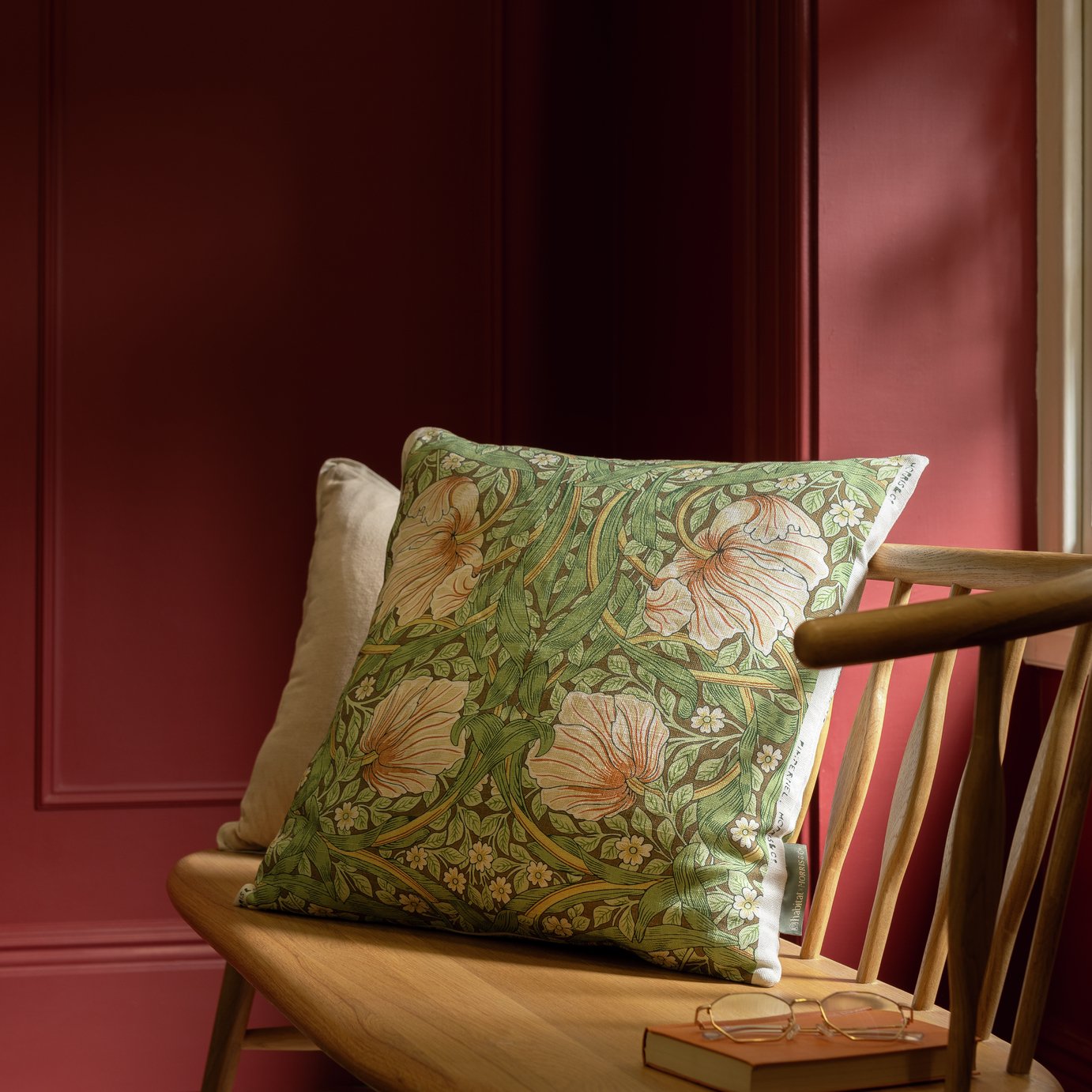 Habitat x Morris & Co. Pimpernel Cushion - 50x50cm