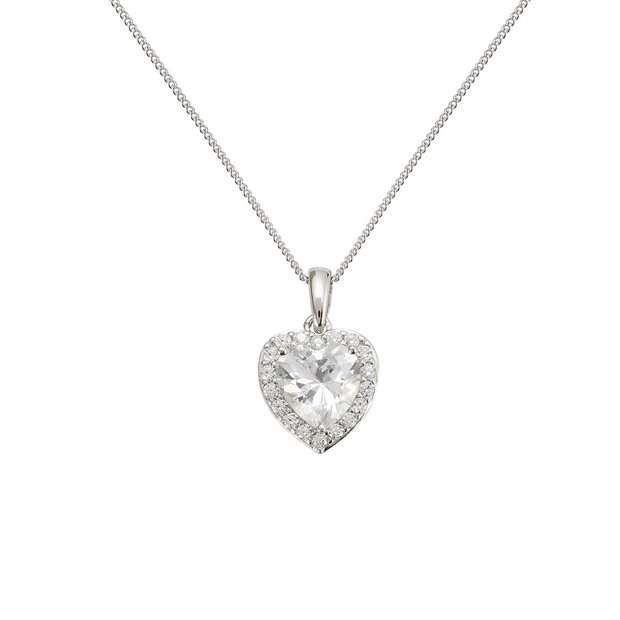 Love heart necklace on sale argos