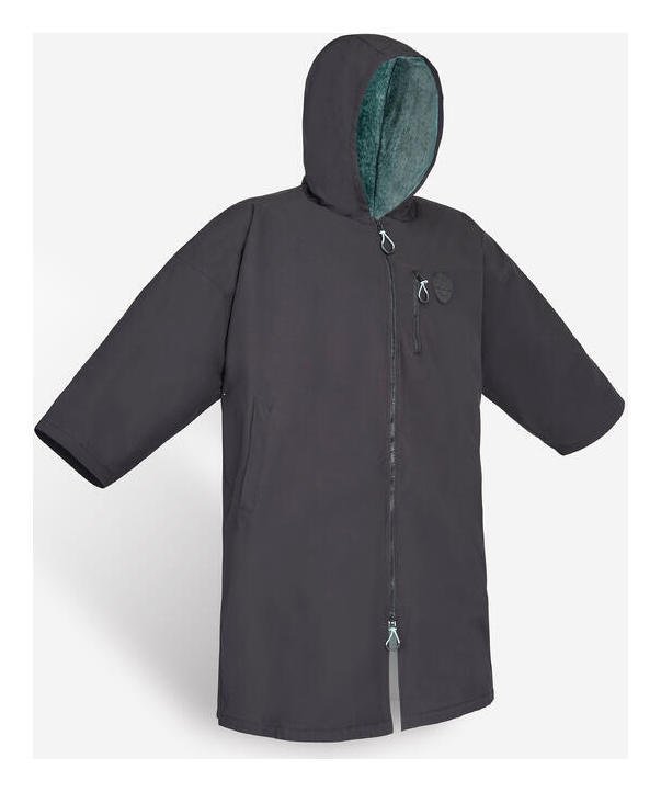 Decathlon 950 Adult Surf Poncho - Black