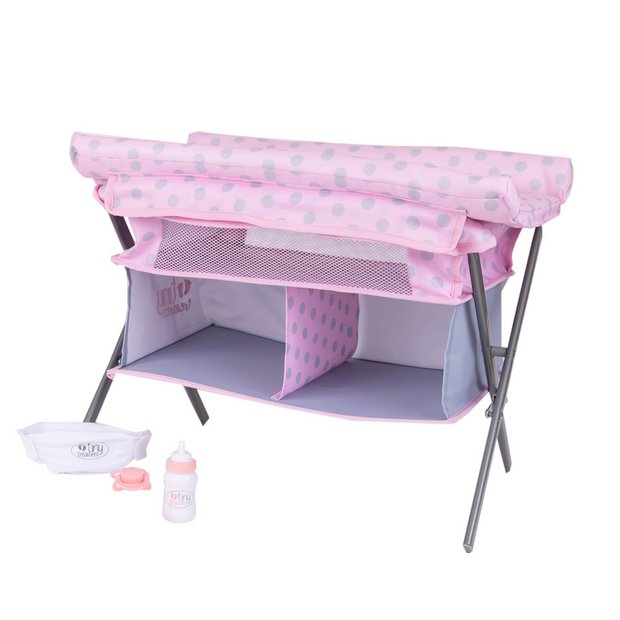 Buy Tiny Treasures Folding Changing Table Cot Doll accessories Argos