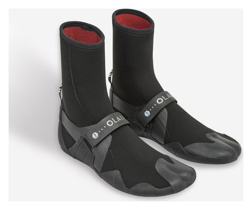 Decathlon Surf Boots 3mm 900 Black UK 3